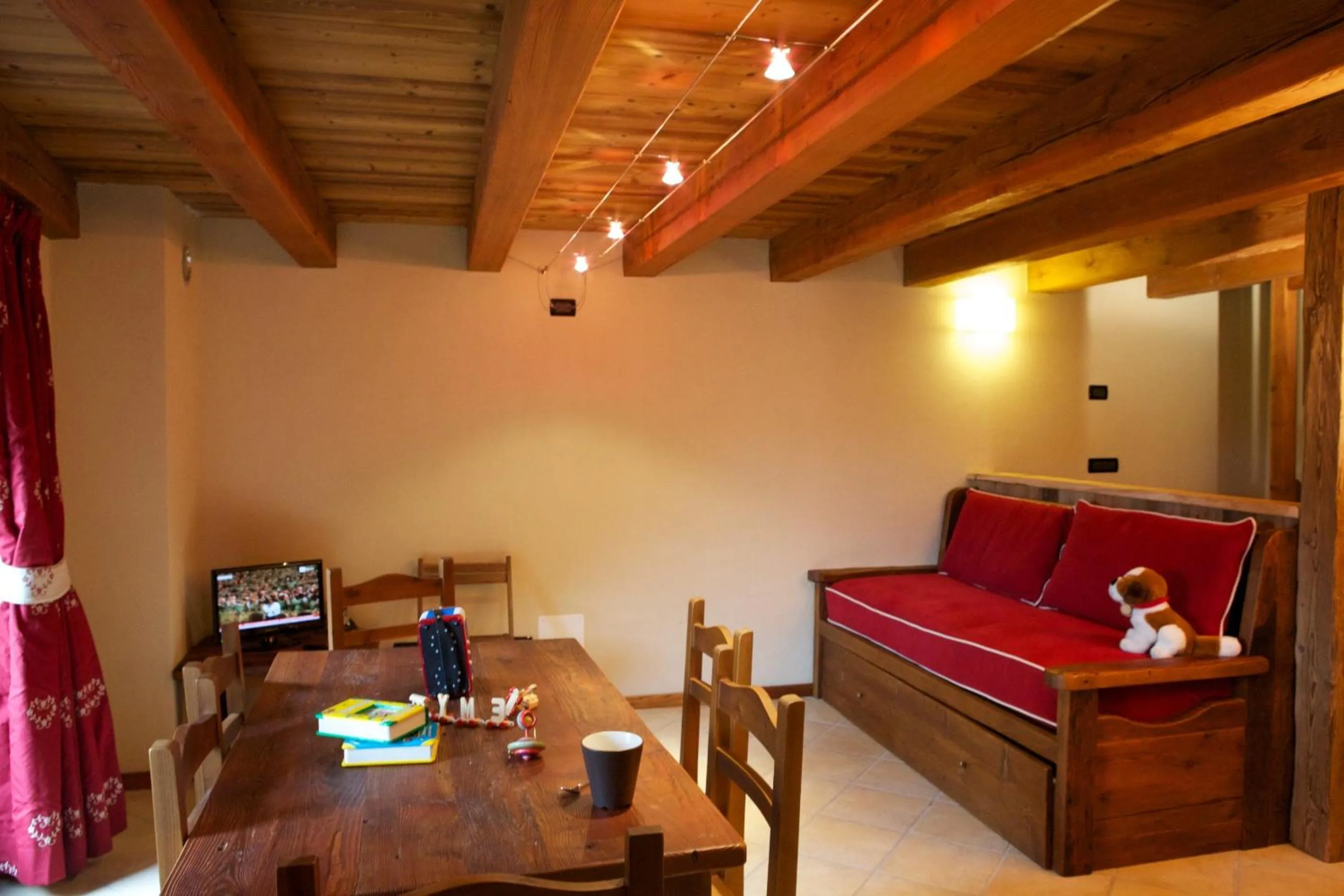 Living room in Le Petit Coeur Residence De Montagne