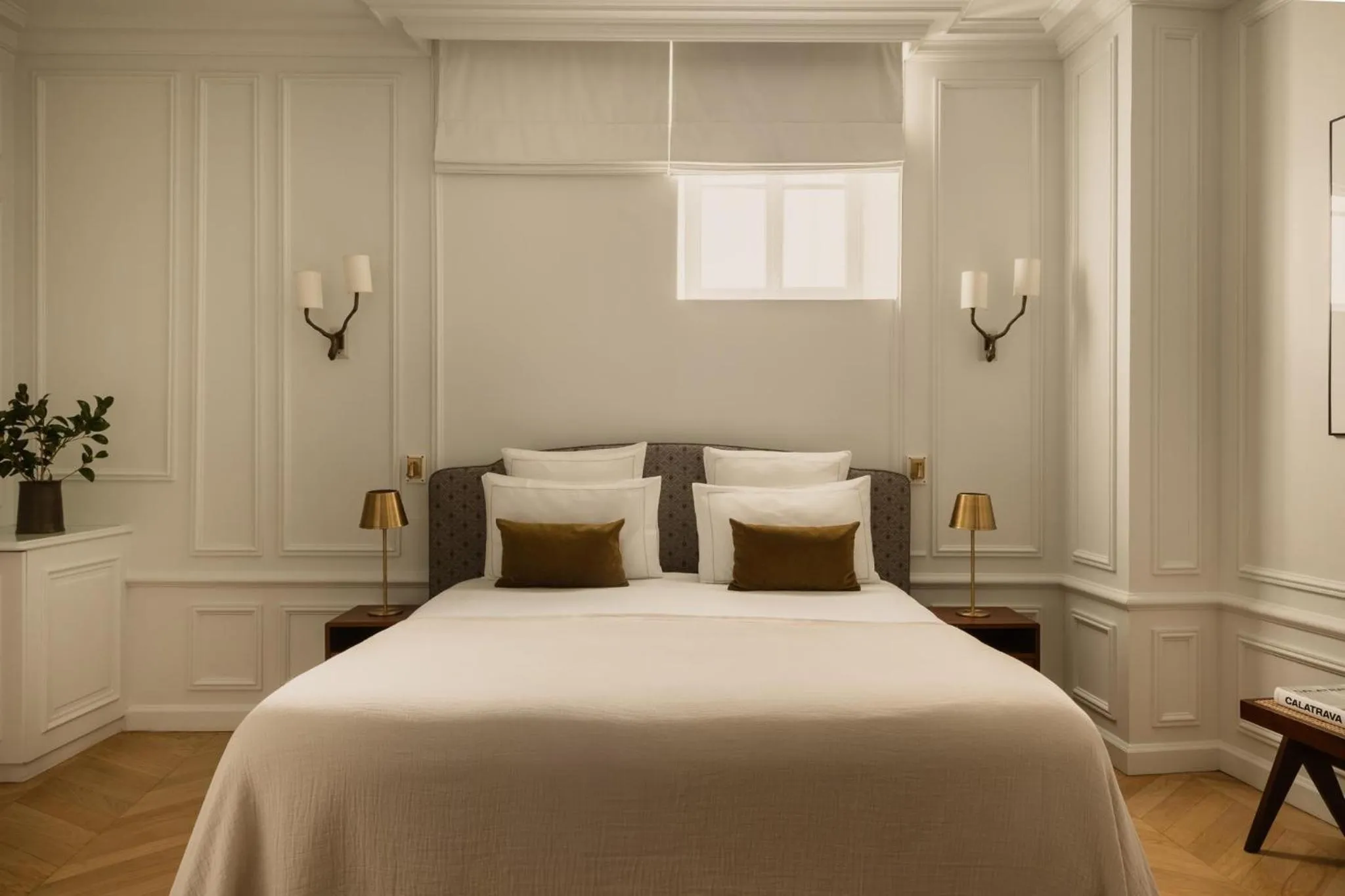 Bed in Hôtel Bourgogne & Montana