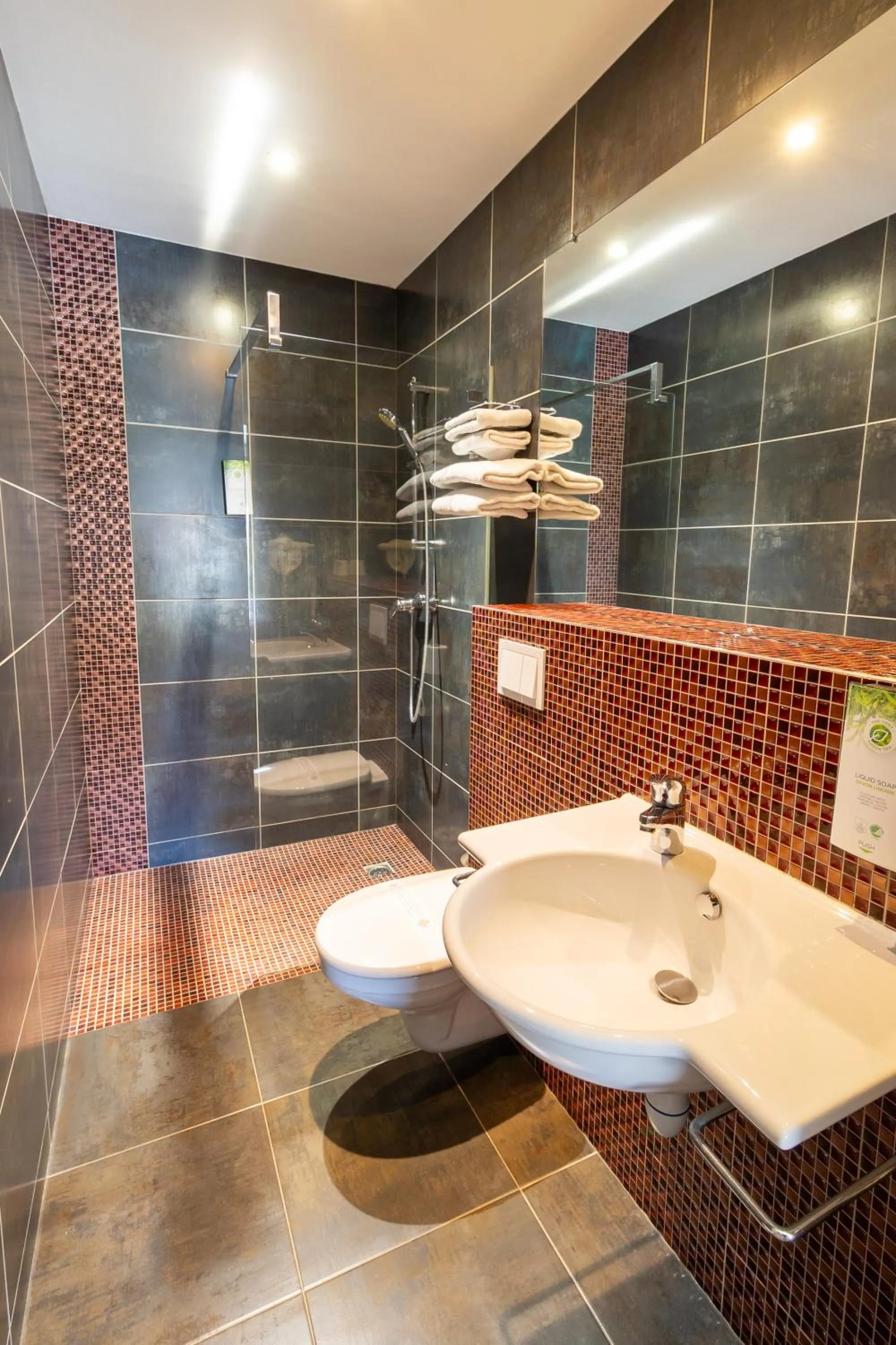 Shower in Kyriad Auxerre Appoigny