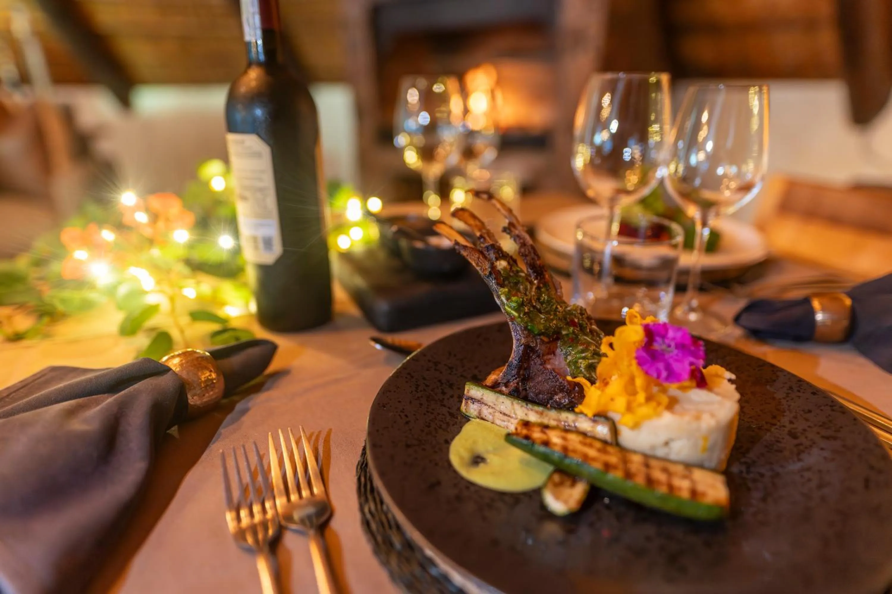 Food in Sungulwane Private Game Lodge