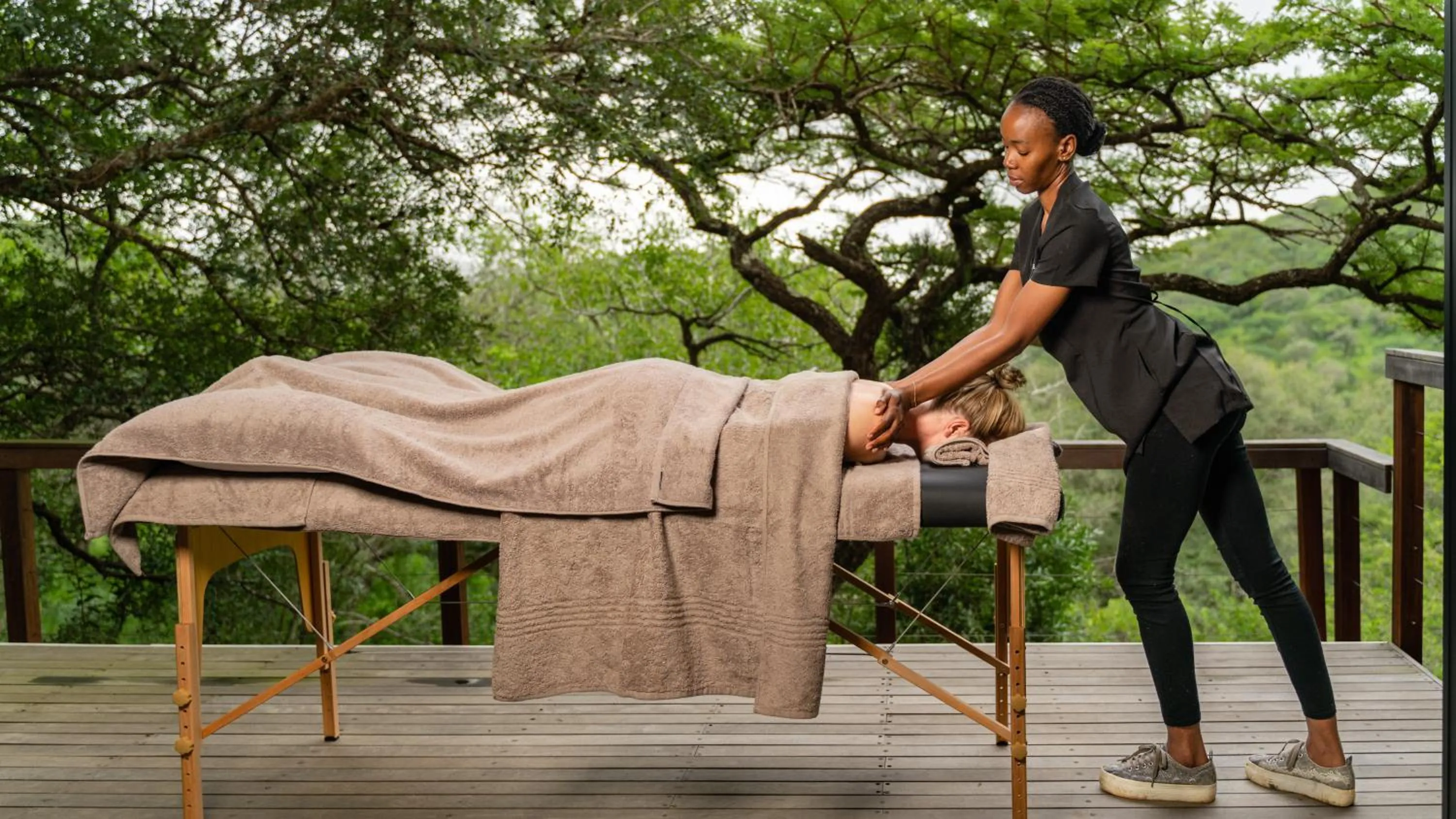 Spa and wellness centre/facilities in Sungulwane Private Game Lodge