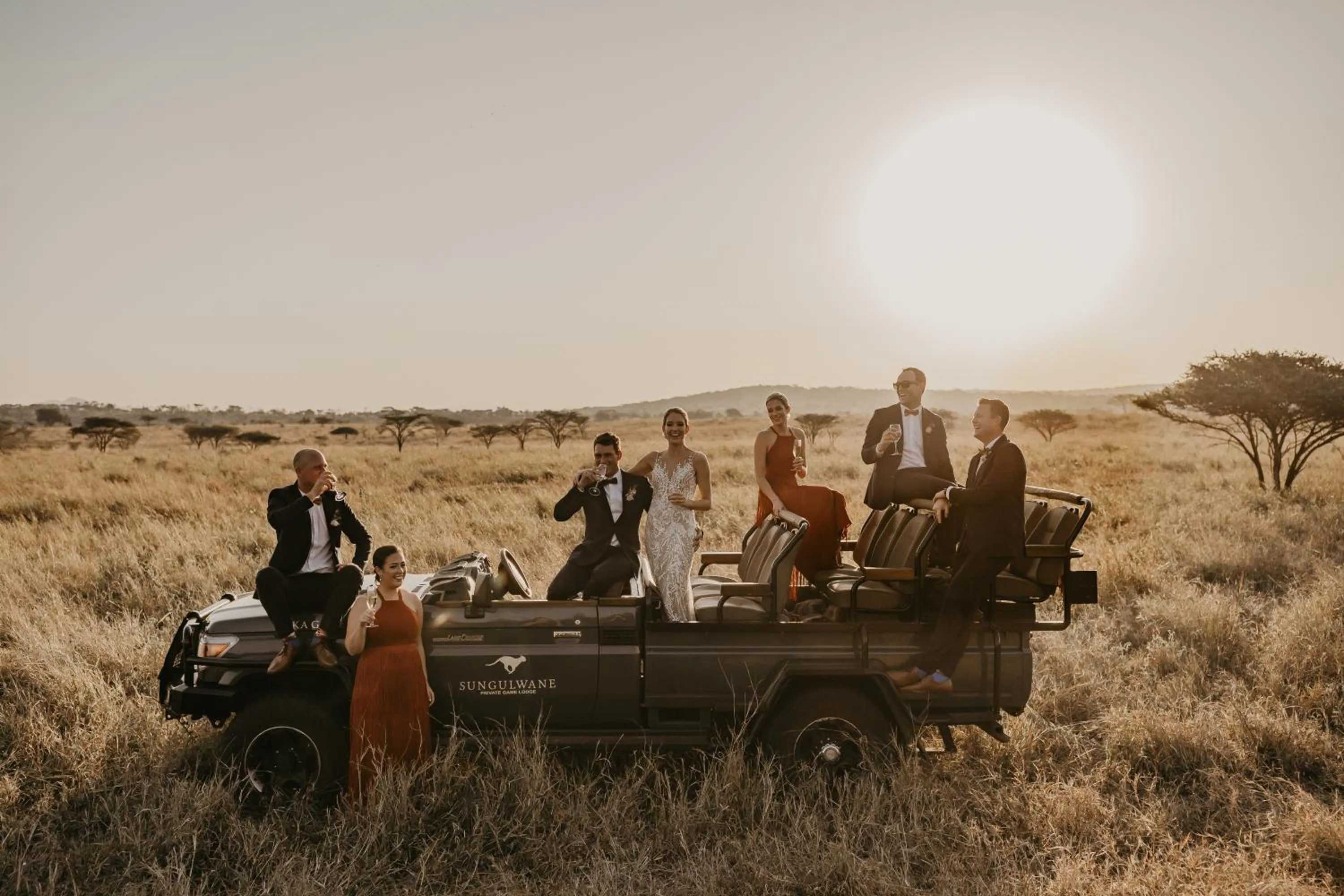 wedding in Sungulwane Private Game Lodge