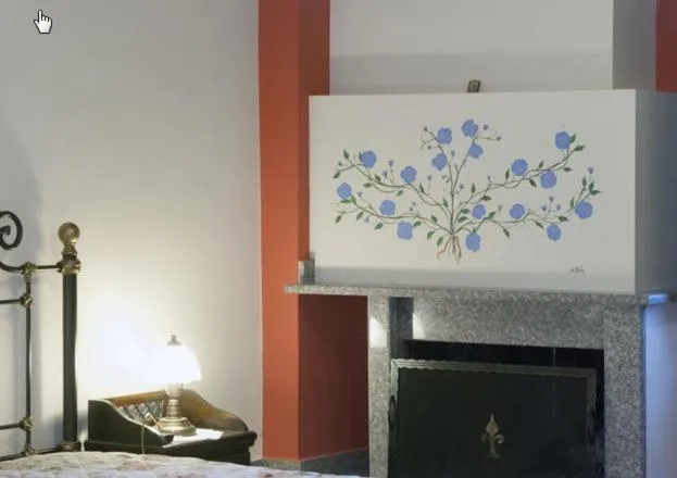 Decorative detail in Hotel Dryades