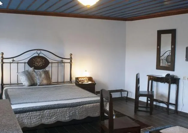 Bed in Hotel Dryades