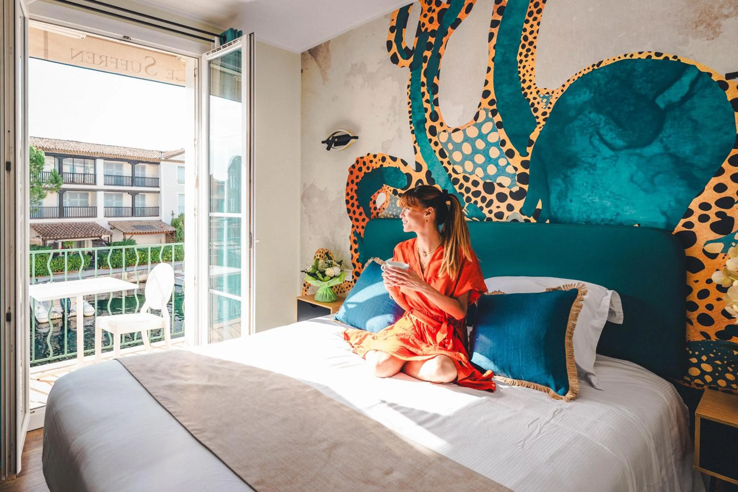 Bedroom in Le Suffren Hôtel