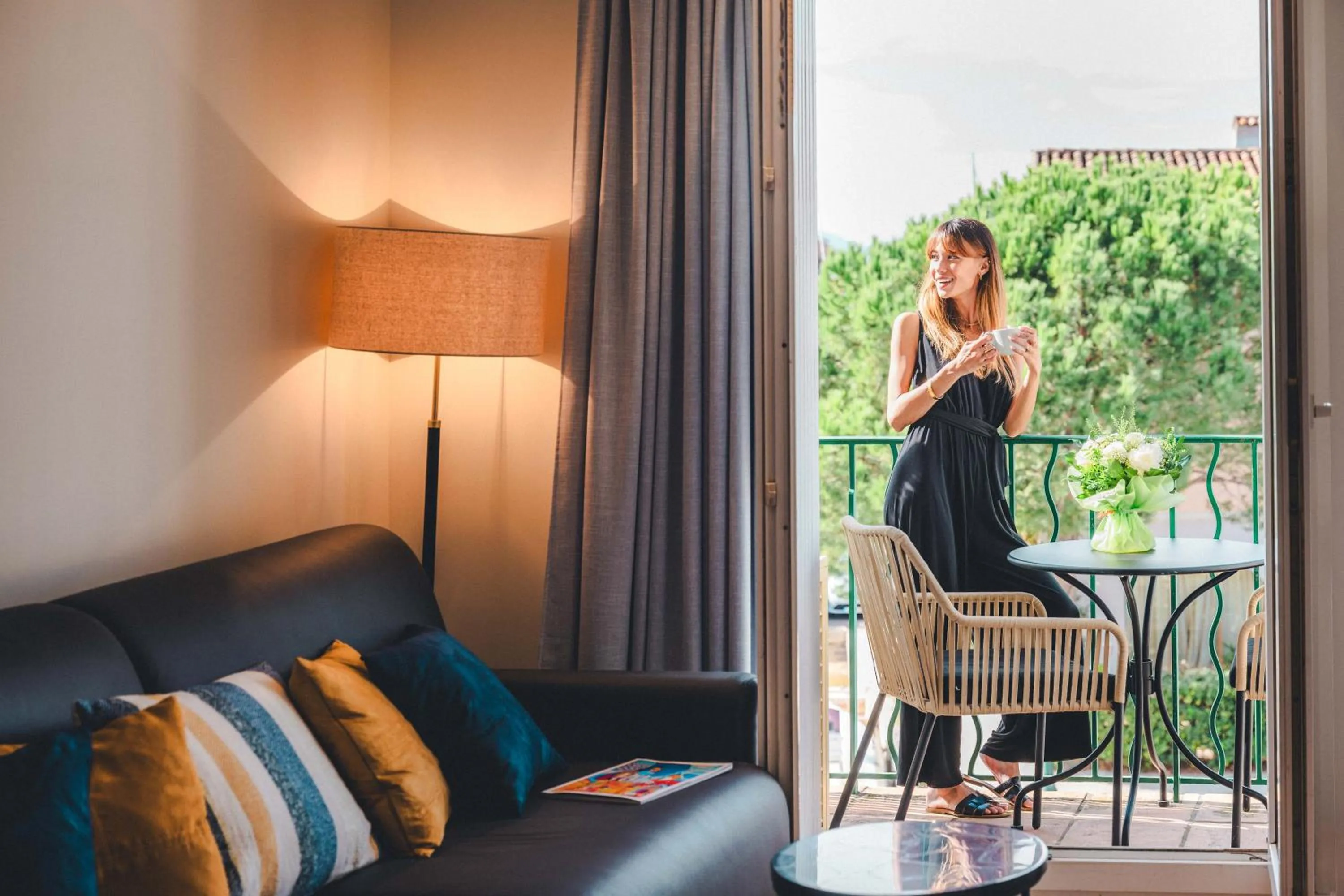Bedroom in Le Suffren Hôtel