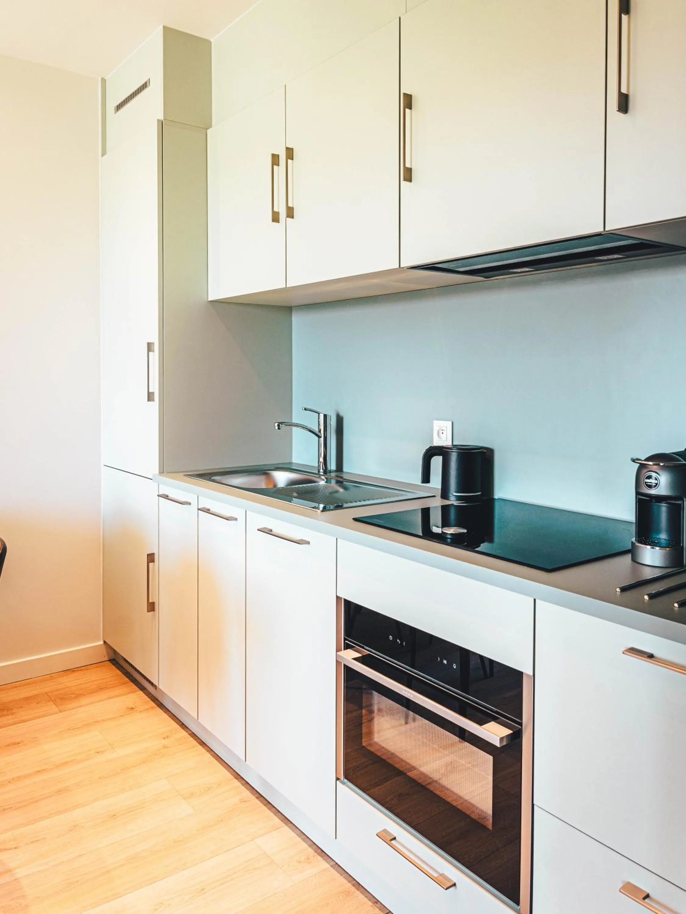 kitchen in Le Suffren Hôtel