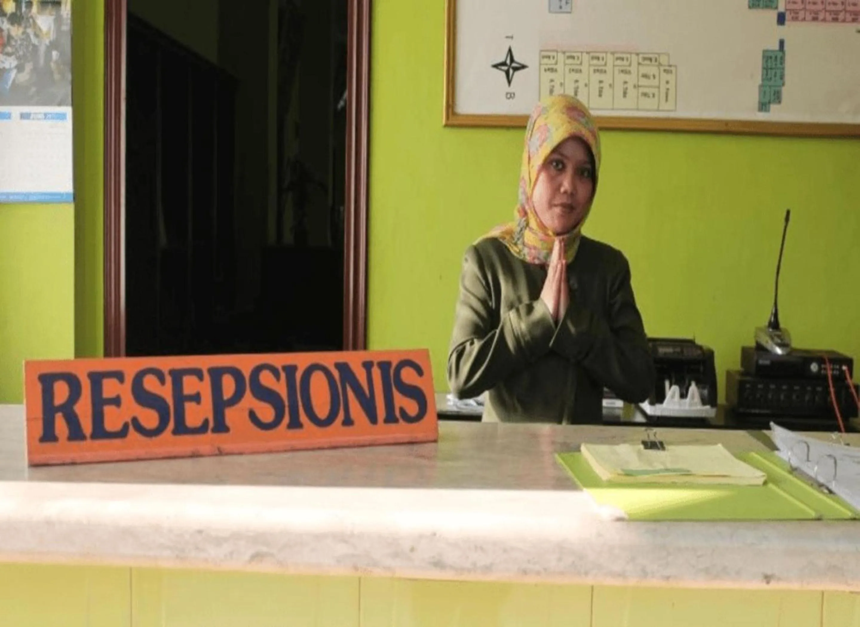 Lobby or reception in Cantik Hotel