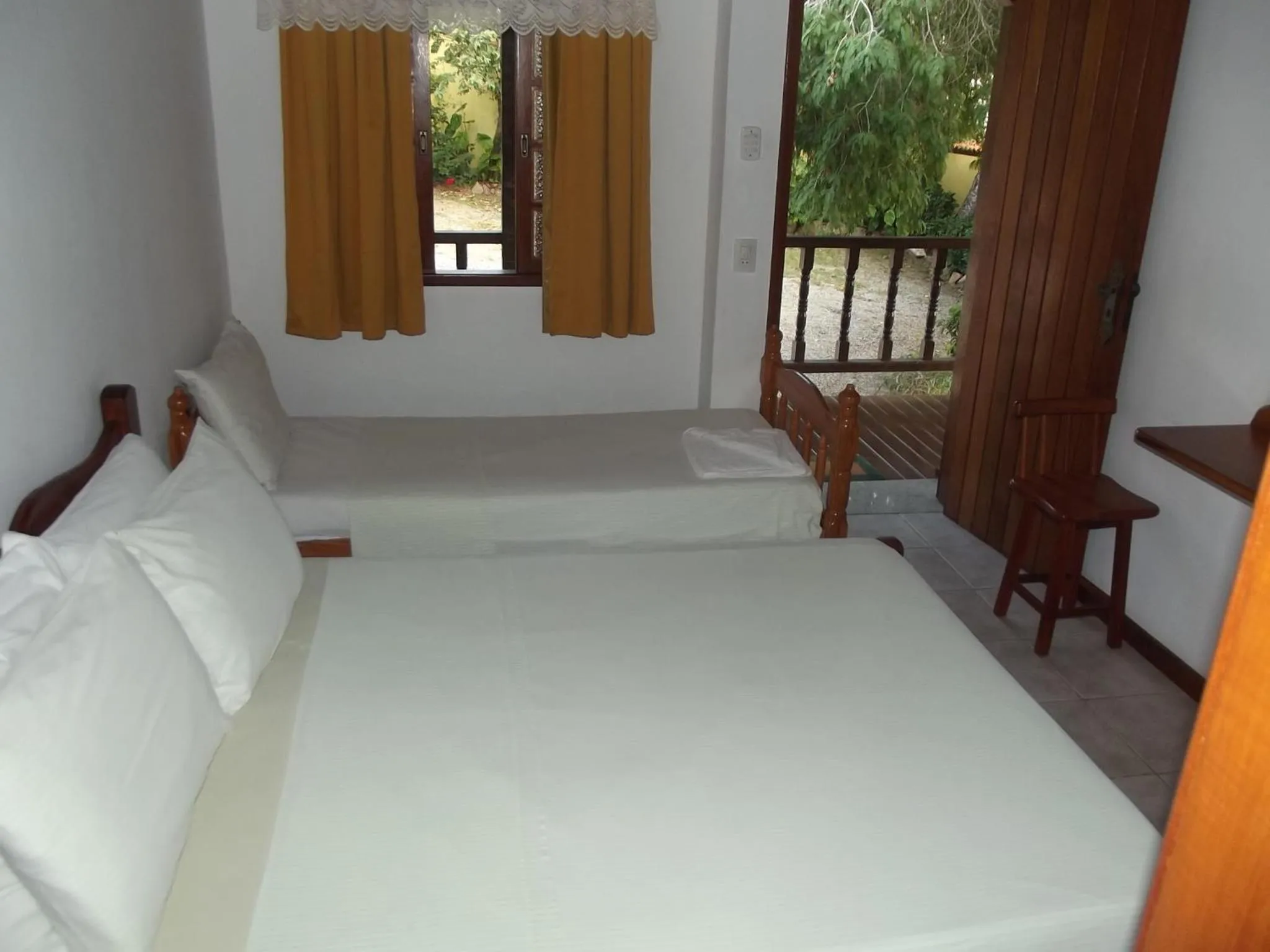 Bed in Pousada Flats Paguru