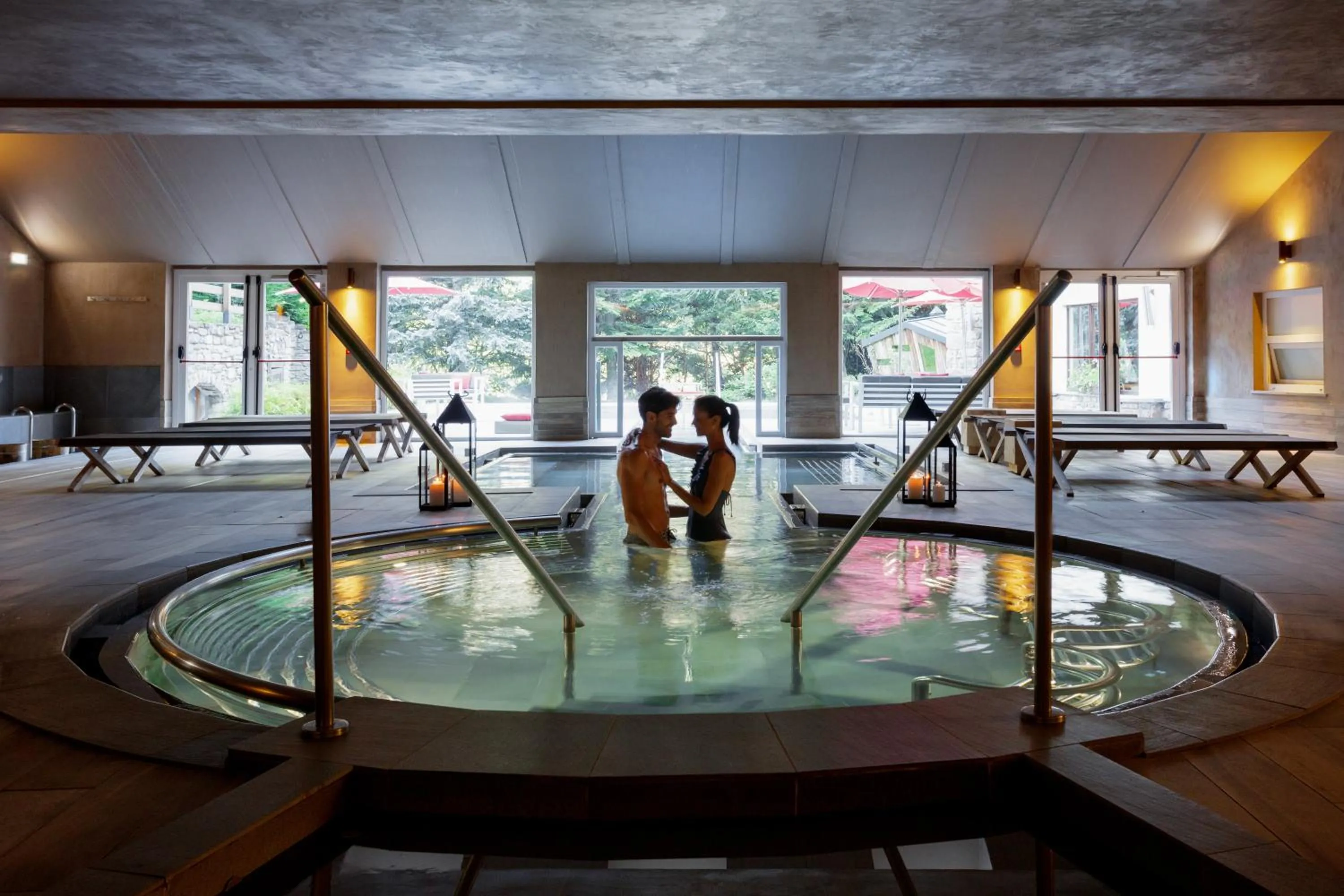 Hot Tub in QC Hotel Monte Bianco