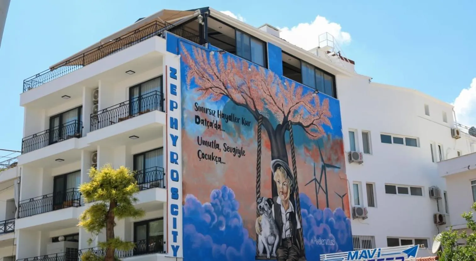 Property building in Zephyros City Otel