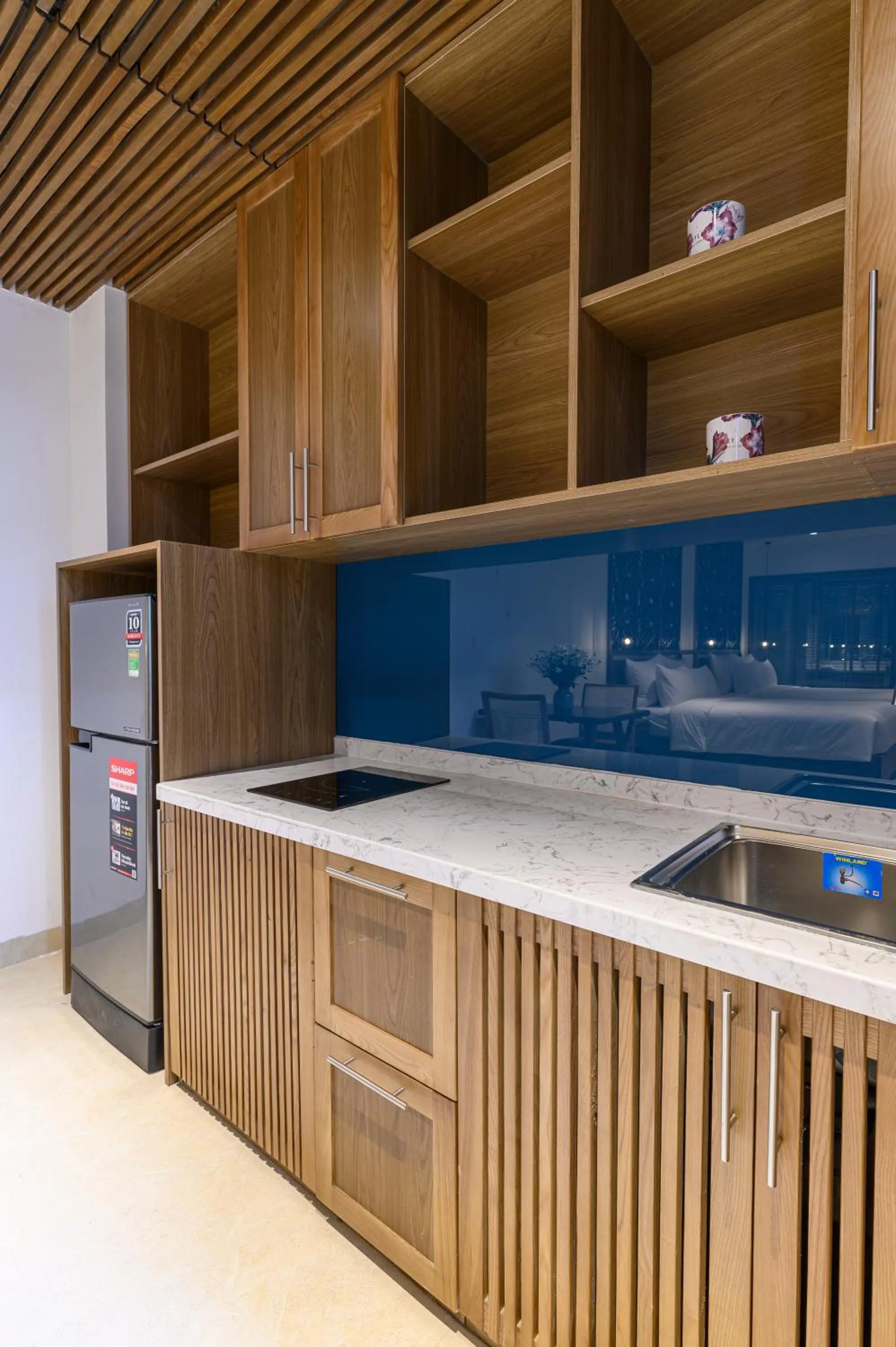 Kitchen or kitchenette in Daisy Boutique Hotel