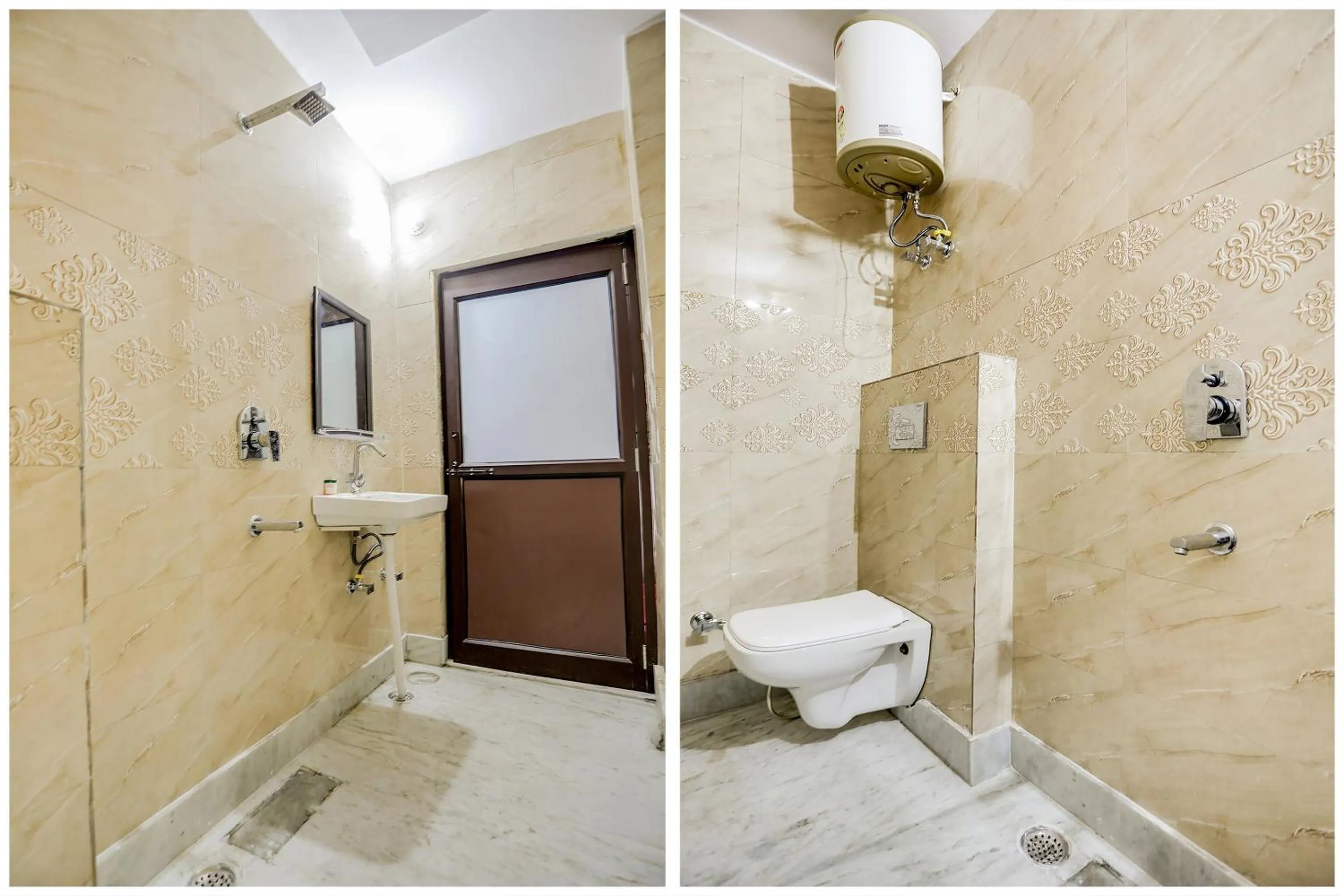 Bathroom in Hotel O Anshun Residency Near Mk Cinemas Rohini
