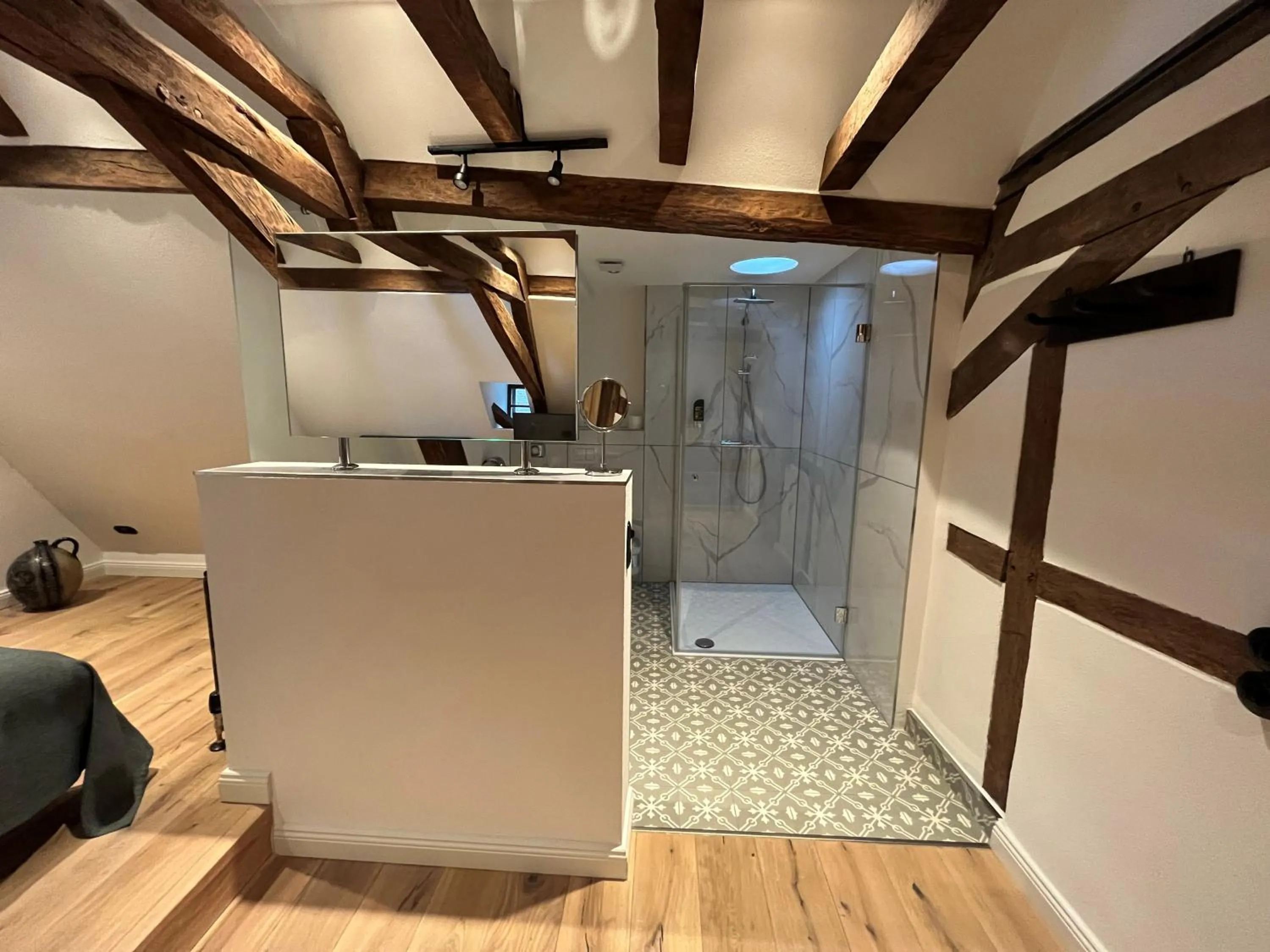 Bathroom in Landgasthof zur Burg Grenzau