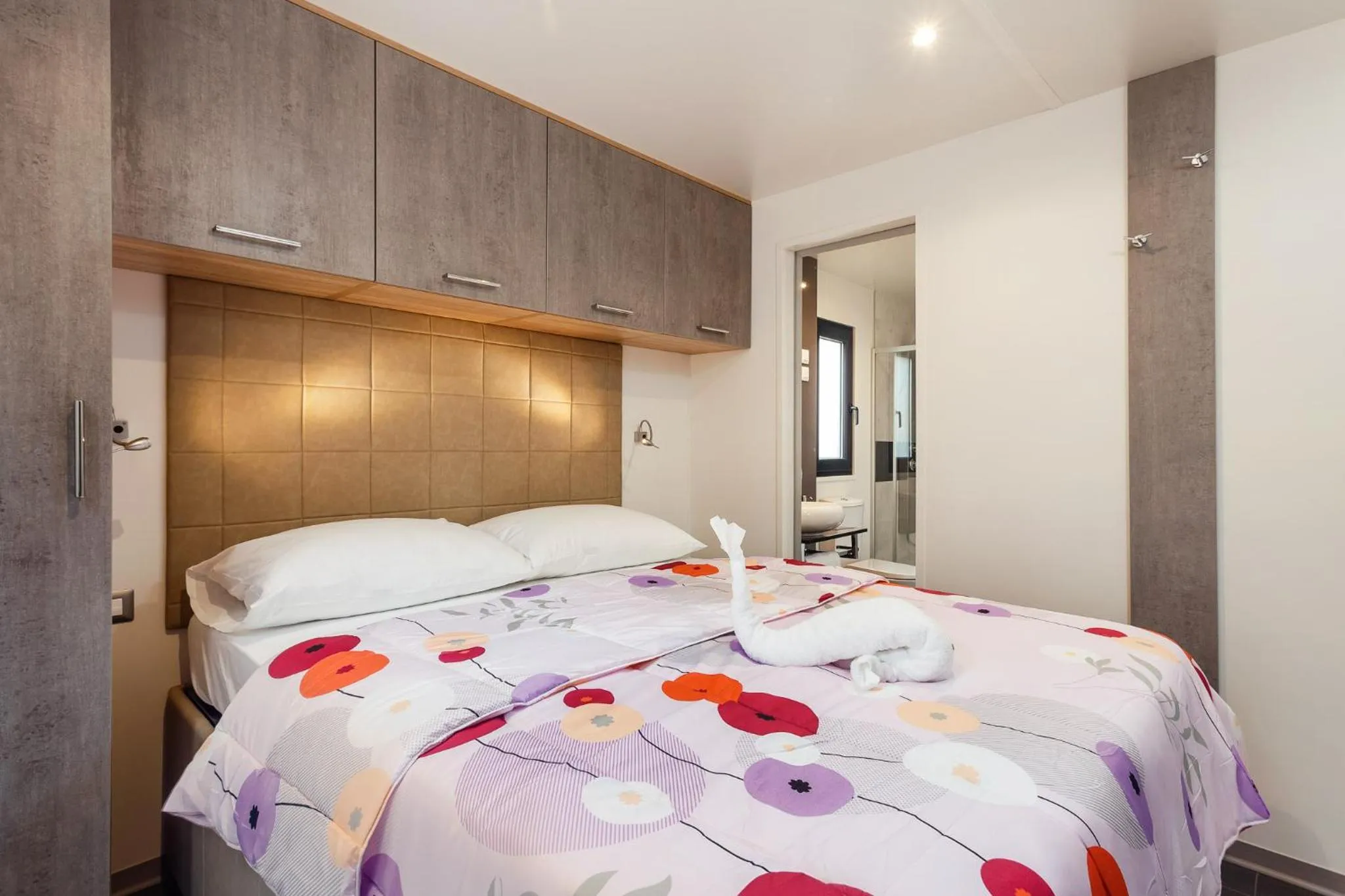 Bed in Premium Camping Homes Santa Marina, Lanterna