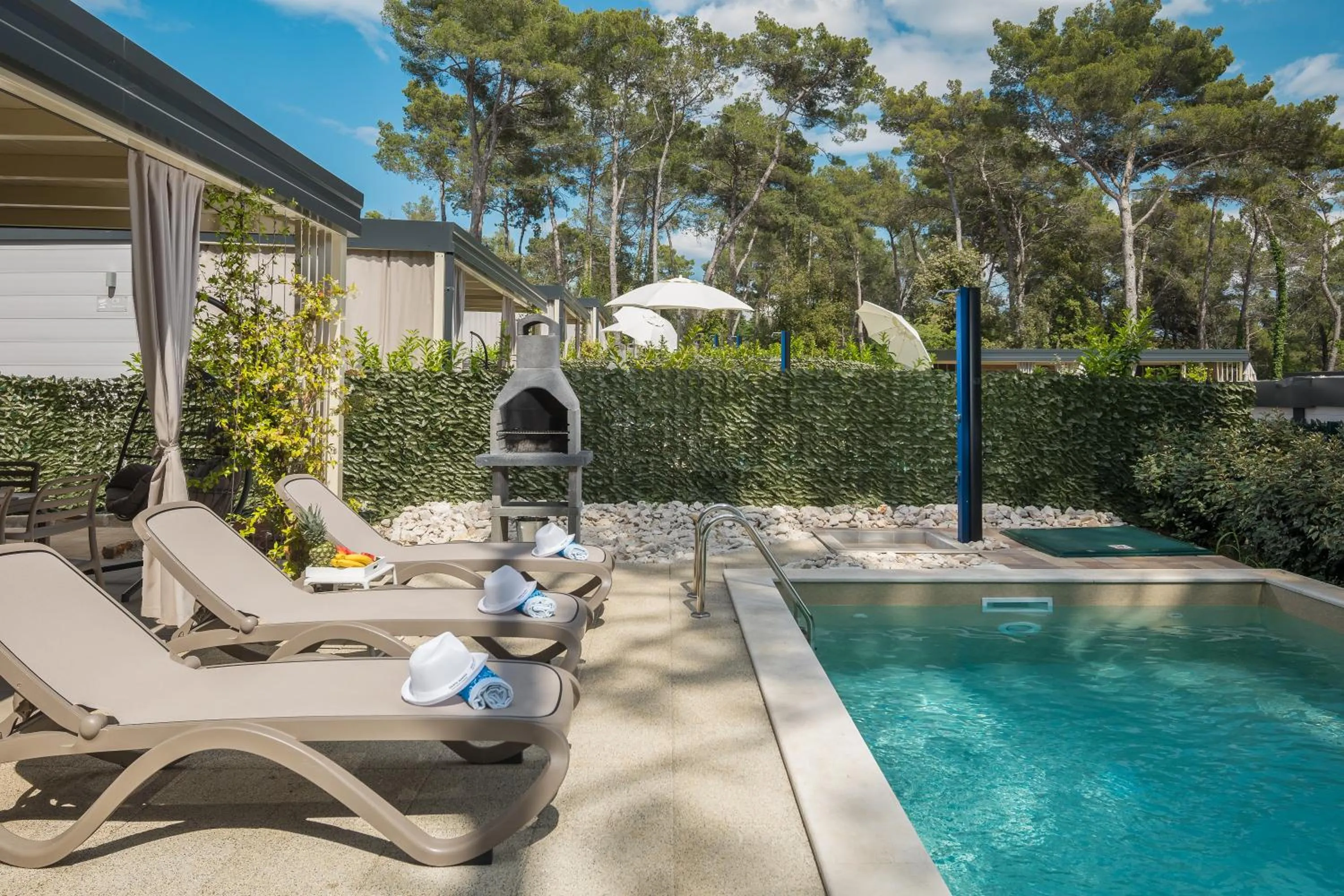 Swimming pool in Premium Camping Homes Santa Marina, Lanterna