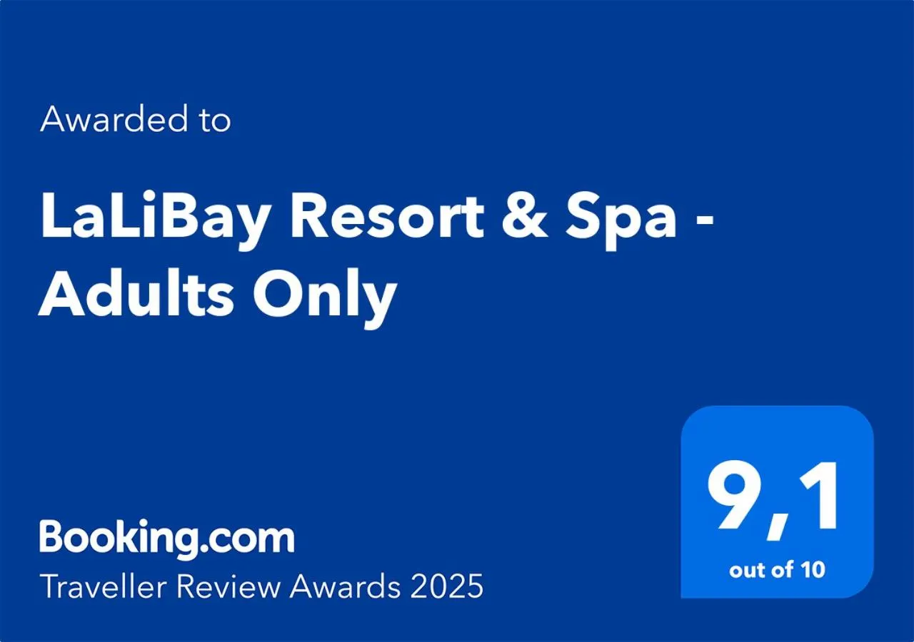 Certificate/Award in LaLiBay Resort & Spa - Adults Only