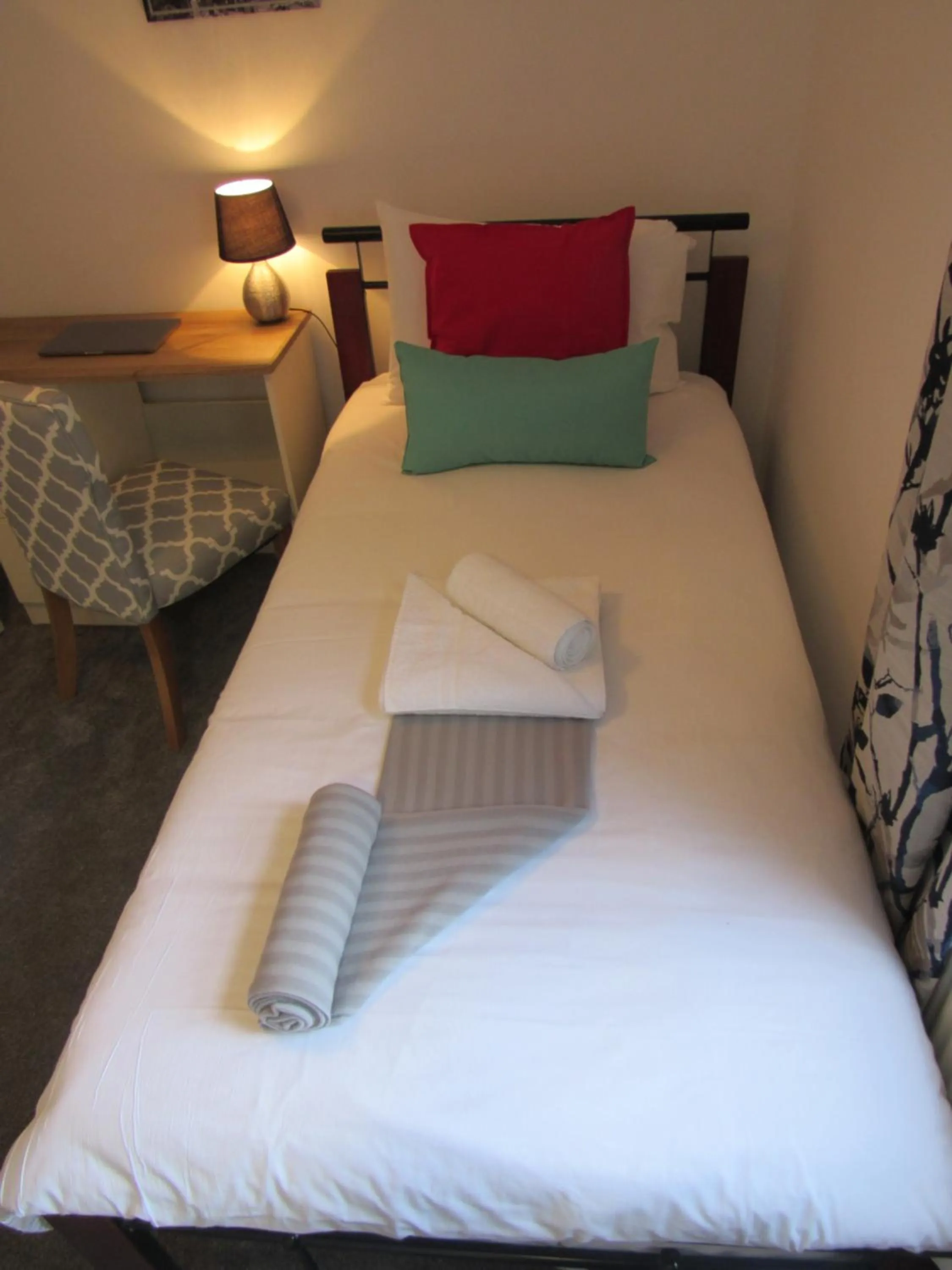 Bed in The Tas Suites - Tas Accommodations