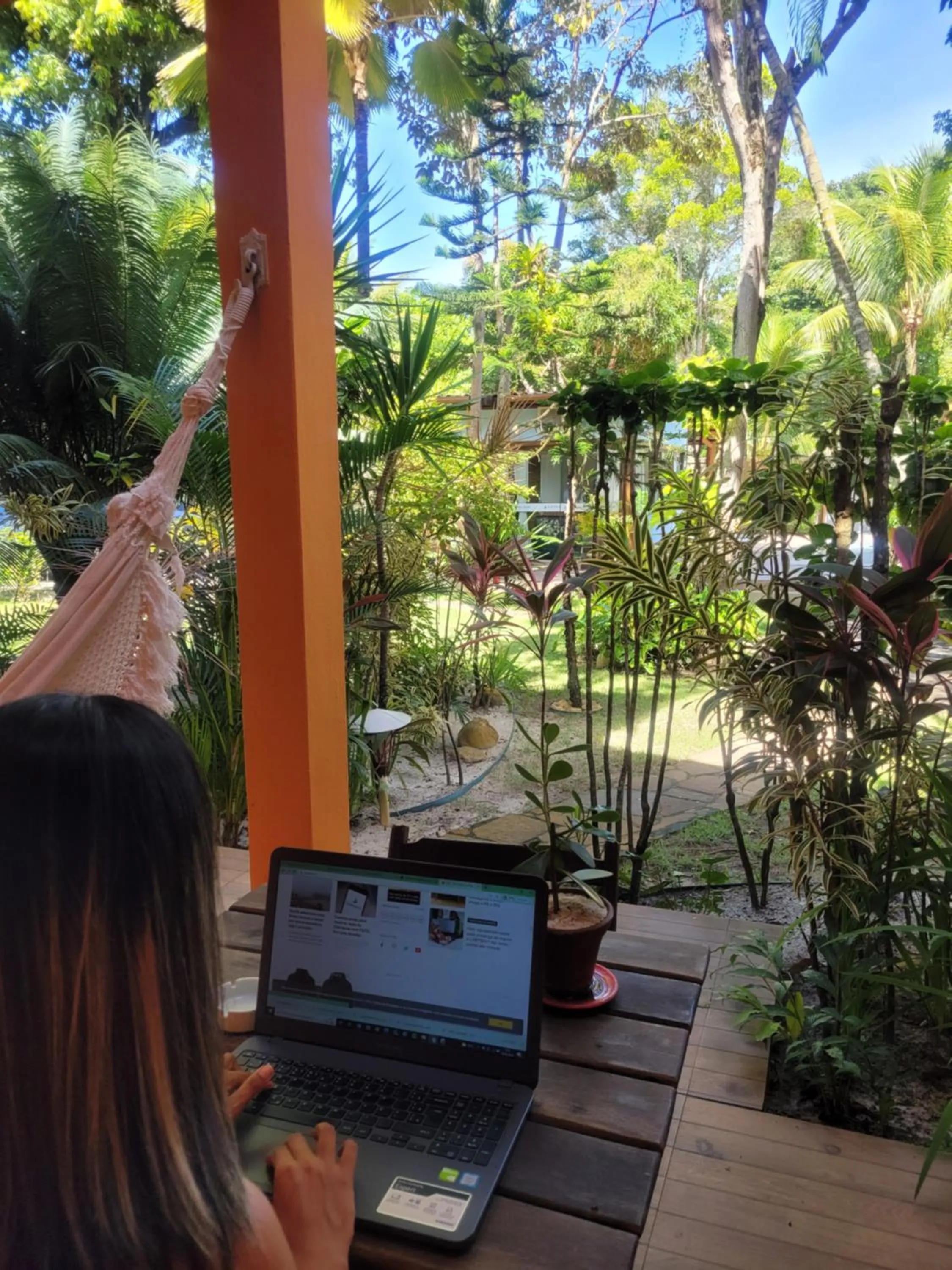 Garden view in Residencial Maria Pitanga