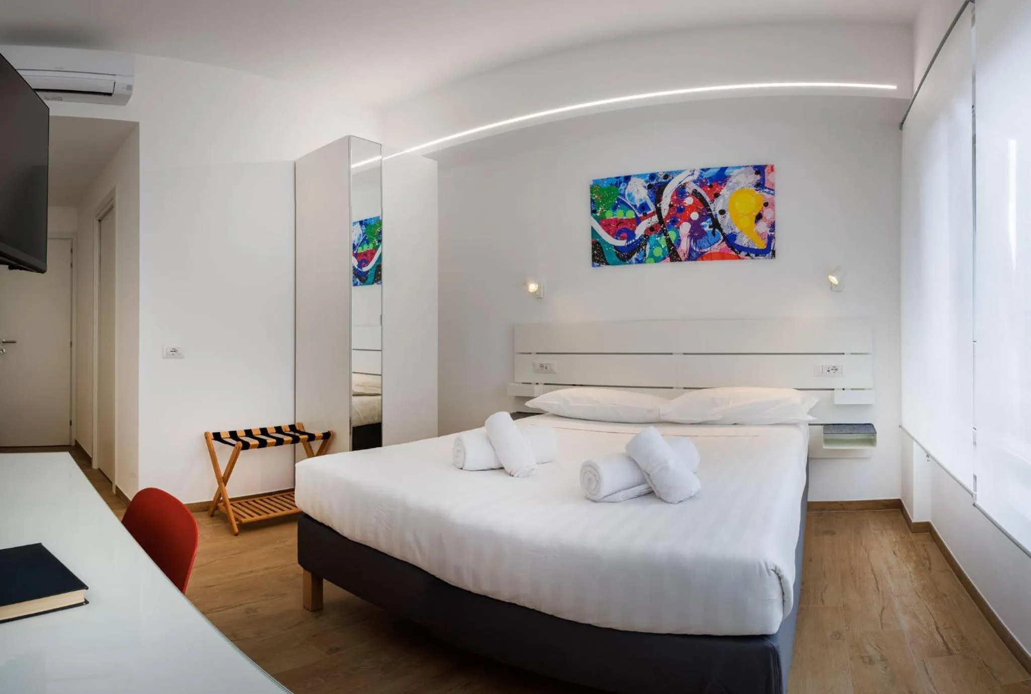 Bedroom, Bed in RomeCookSea Guest House