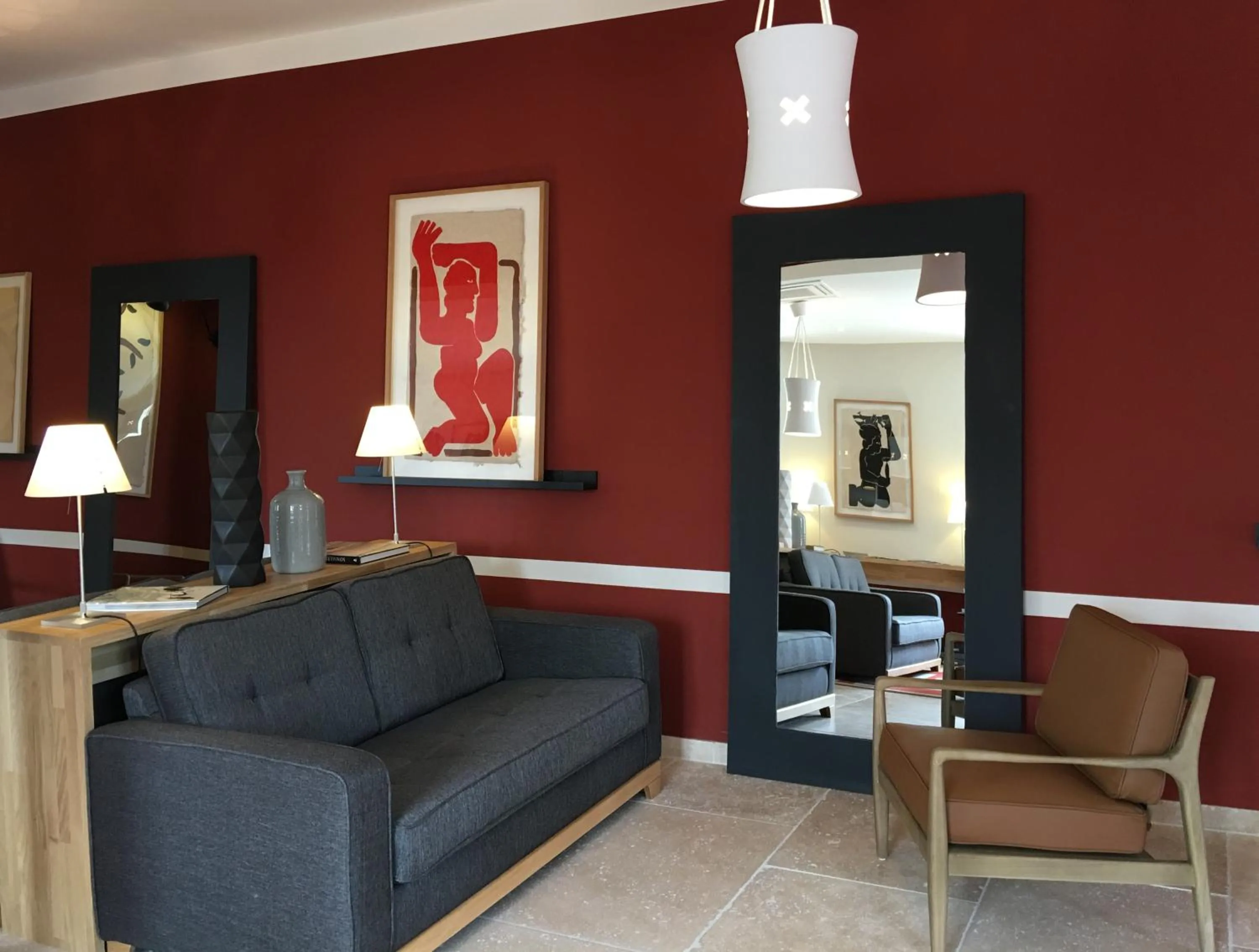 Living room in La Maison des Ocres - Provence