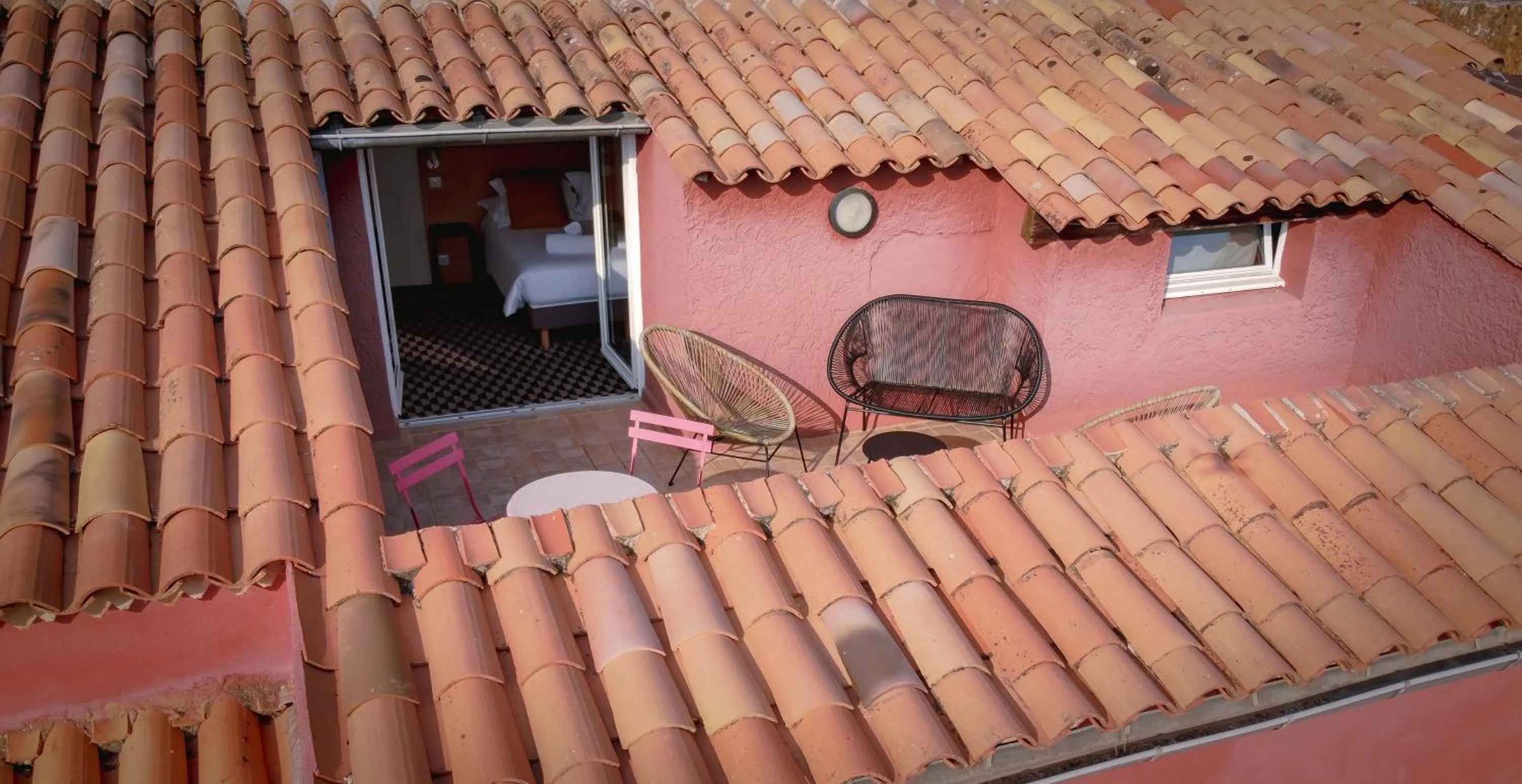 Patio in La Maison des Ocres - Provence