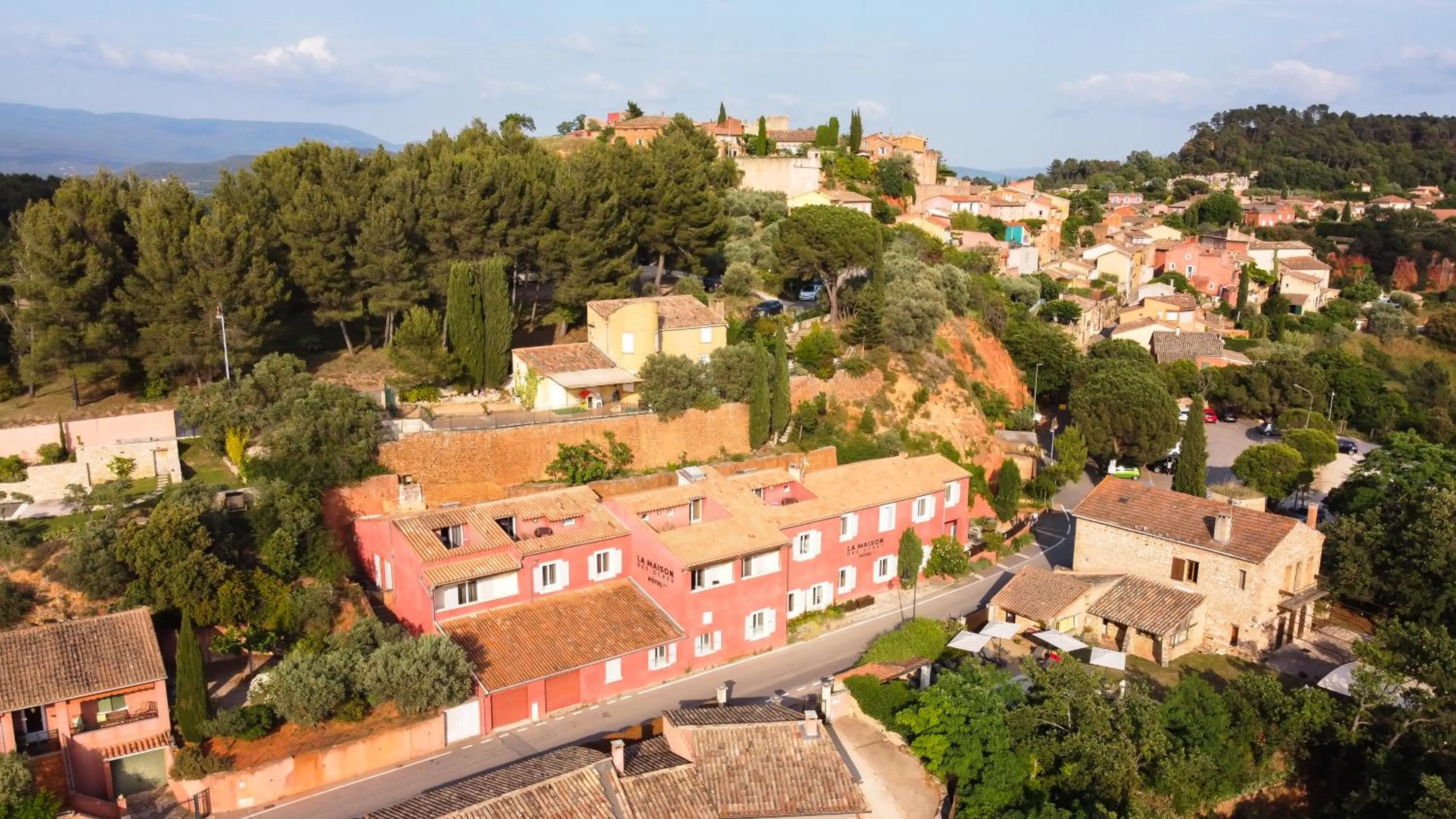 Bird's eye view in La Maison des Ocres - Provence