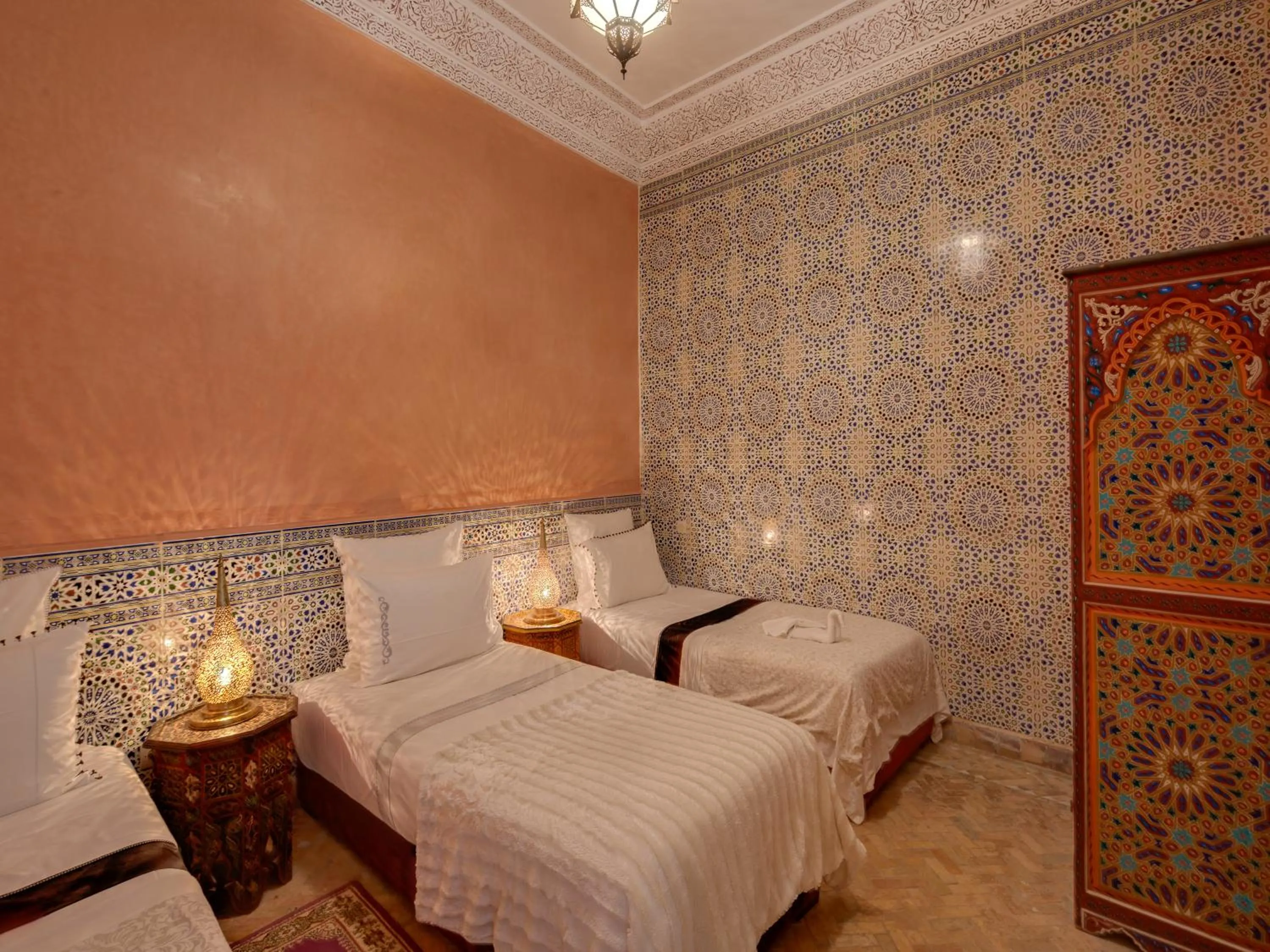 Bed in Riad Princesse Du Désert & Spa