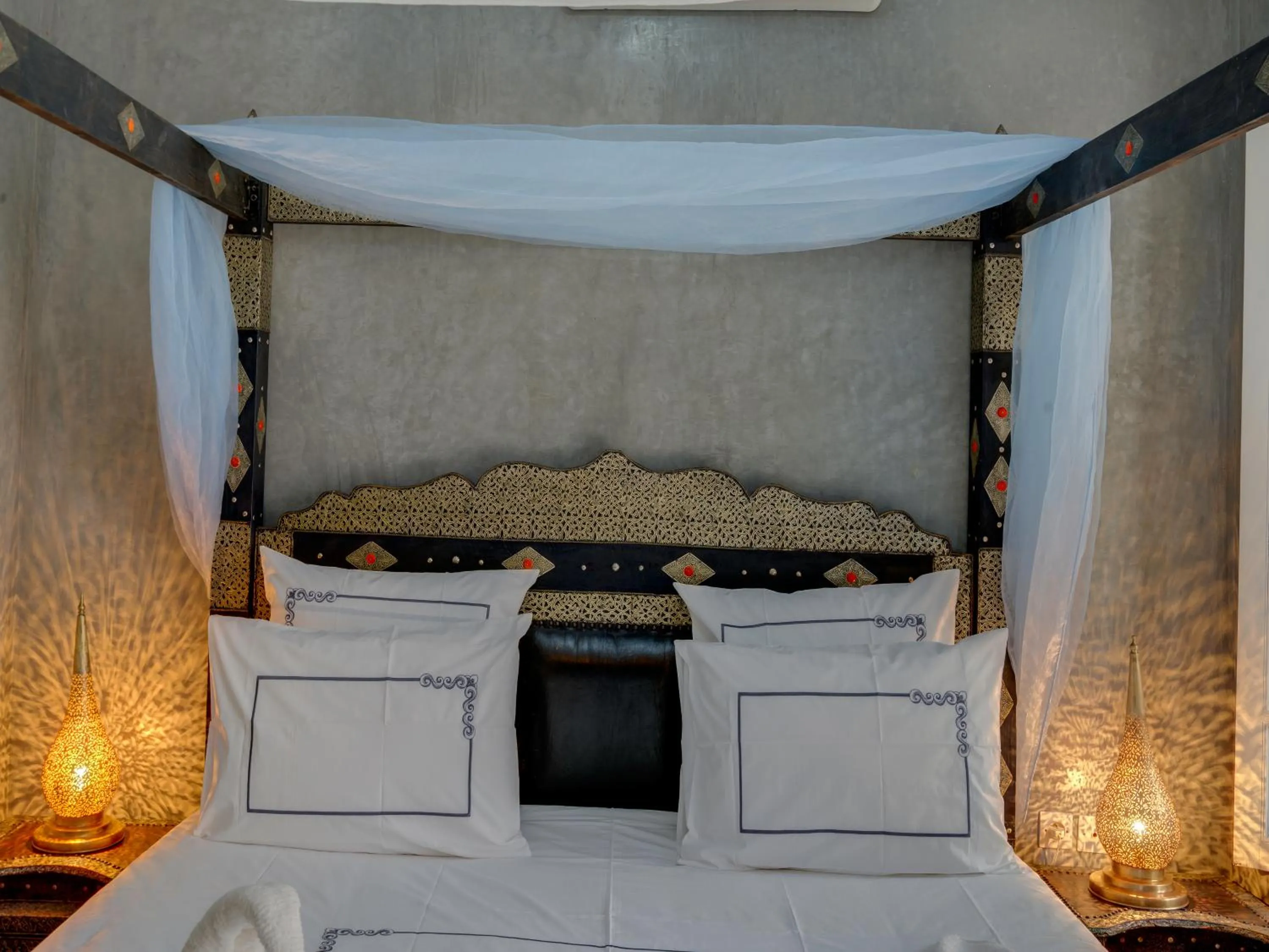 Bed in Riad Princesse Du Désert & Spa