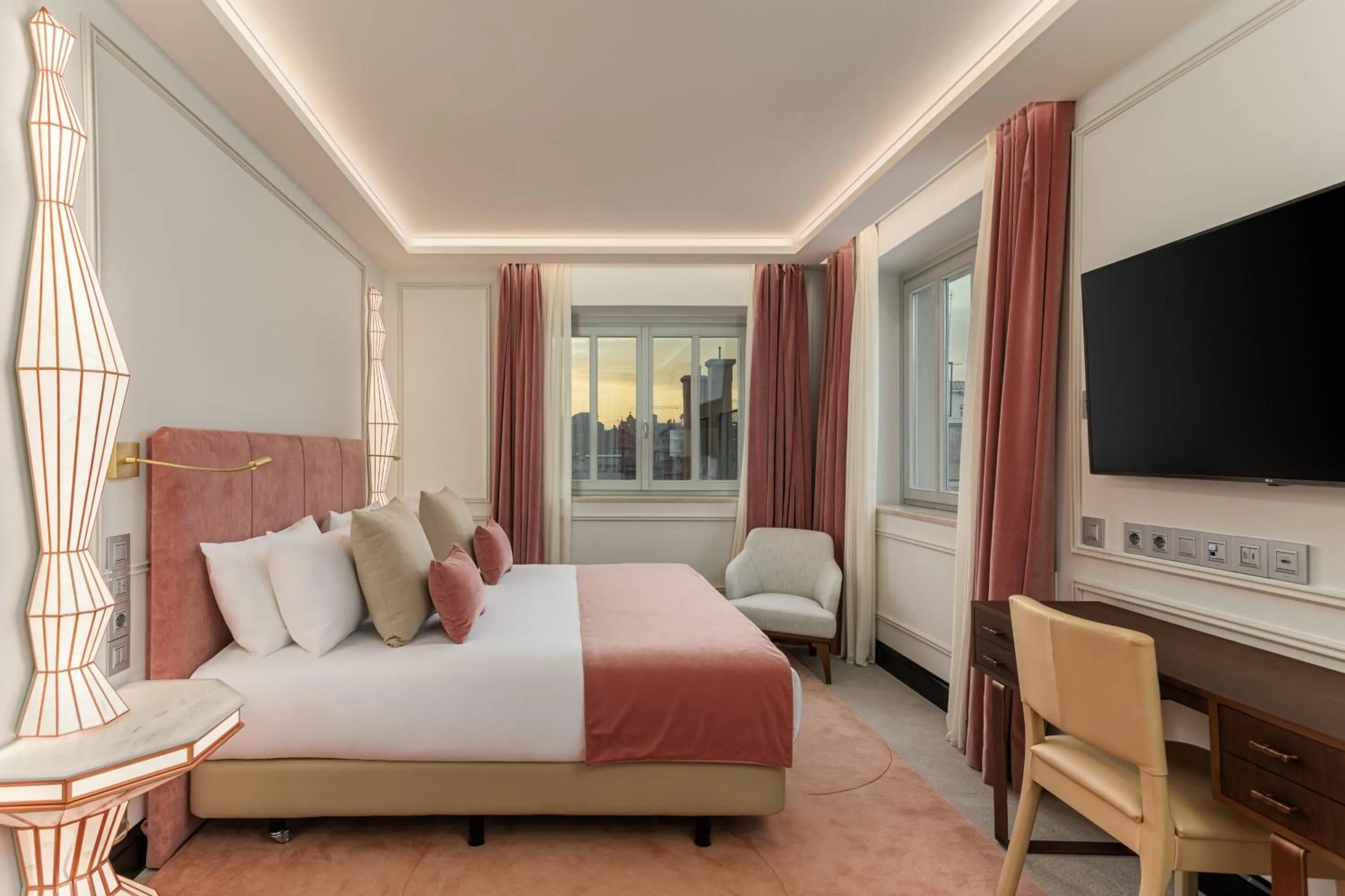 Bedroom, Bed in Room Mate Collection Gran Filippo, Rome-Fontana di Trevi