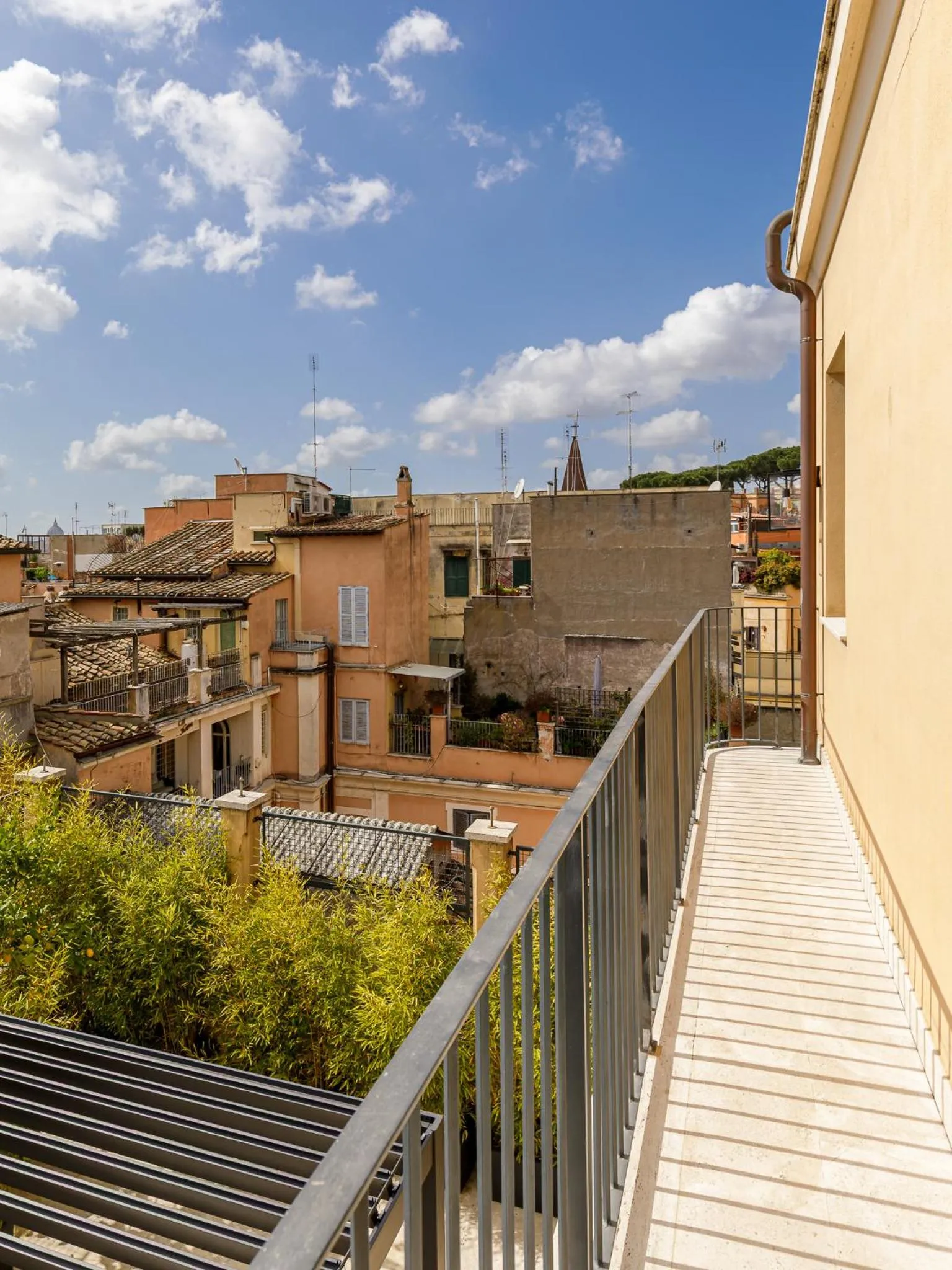 Balcony/Terrace in Room Mate Collection Gran Filippo, Rome-Fontana di Trevi