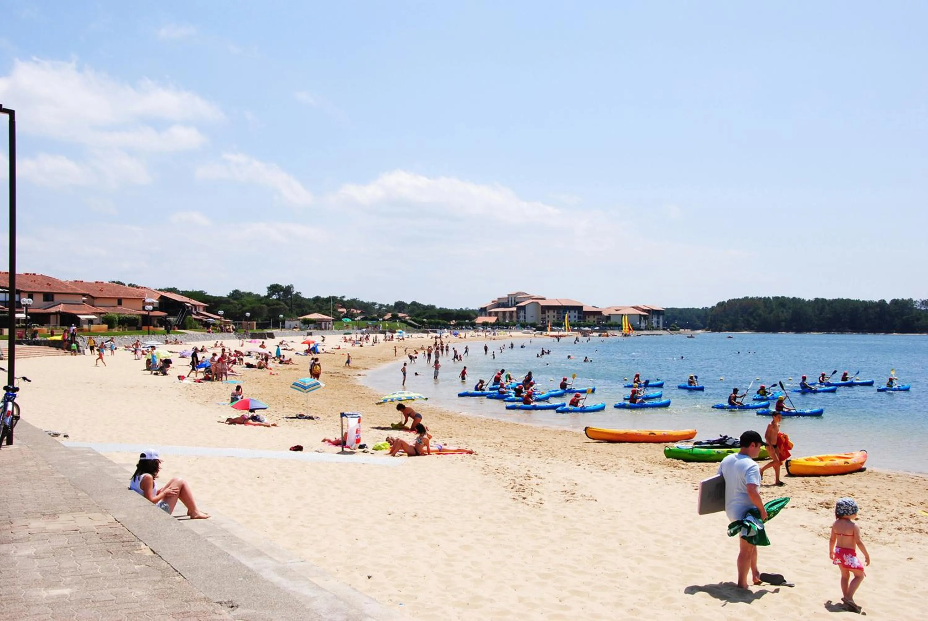 Beach in Village Vacances Le Junka