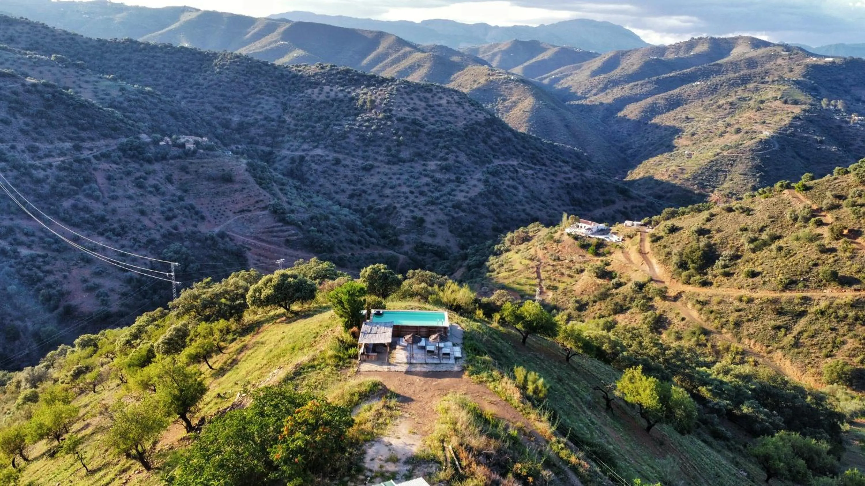 Bird's eye view in Finca Serrato