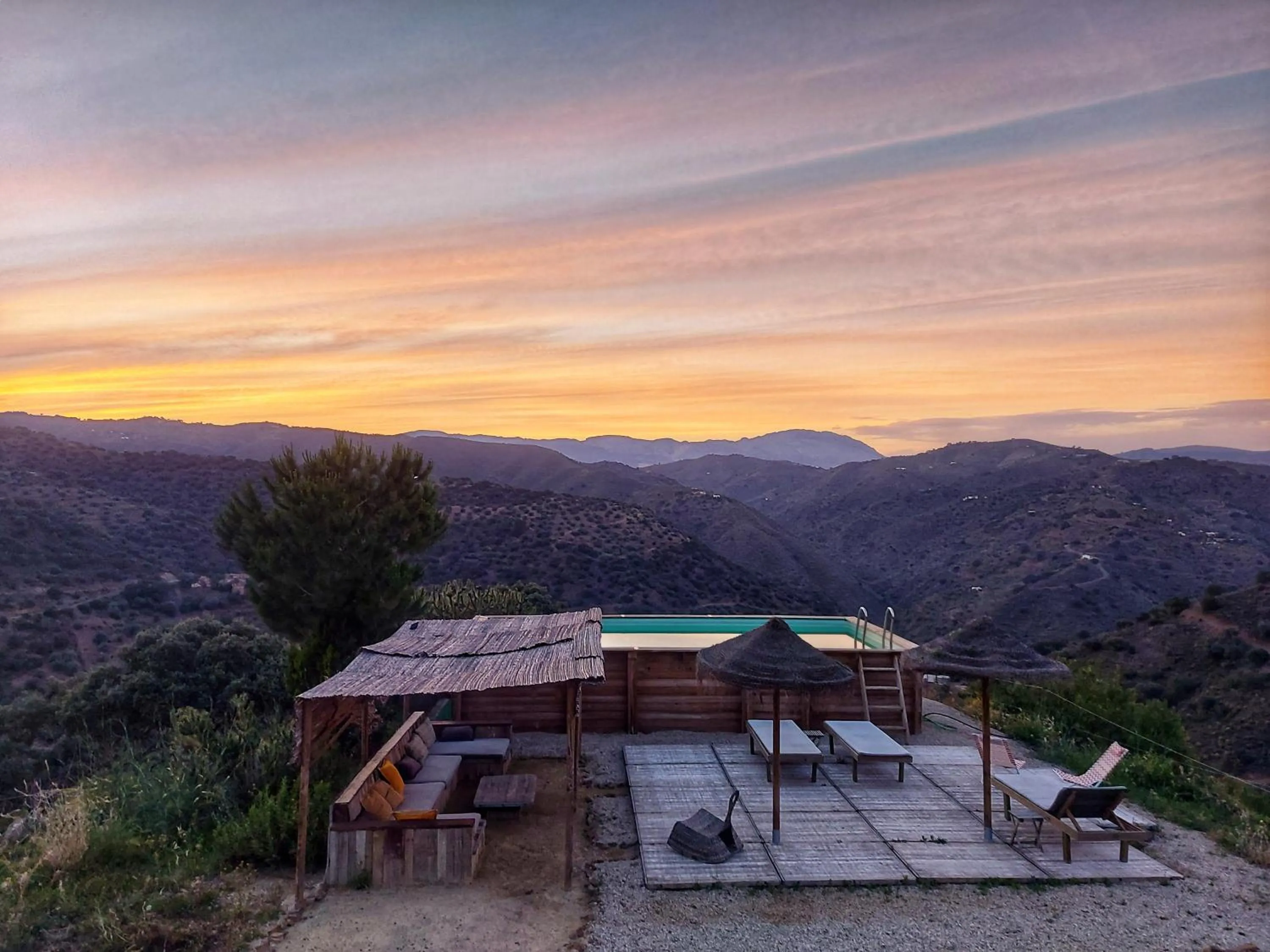 Swimming pool in Finca Serrato