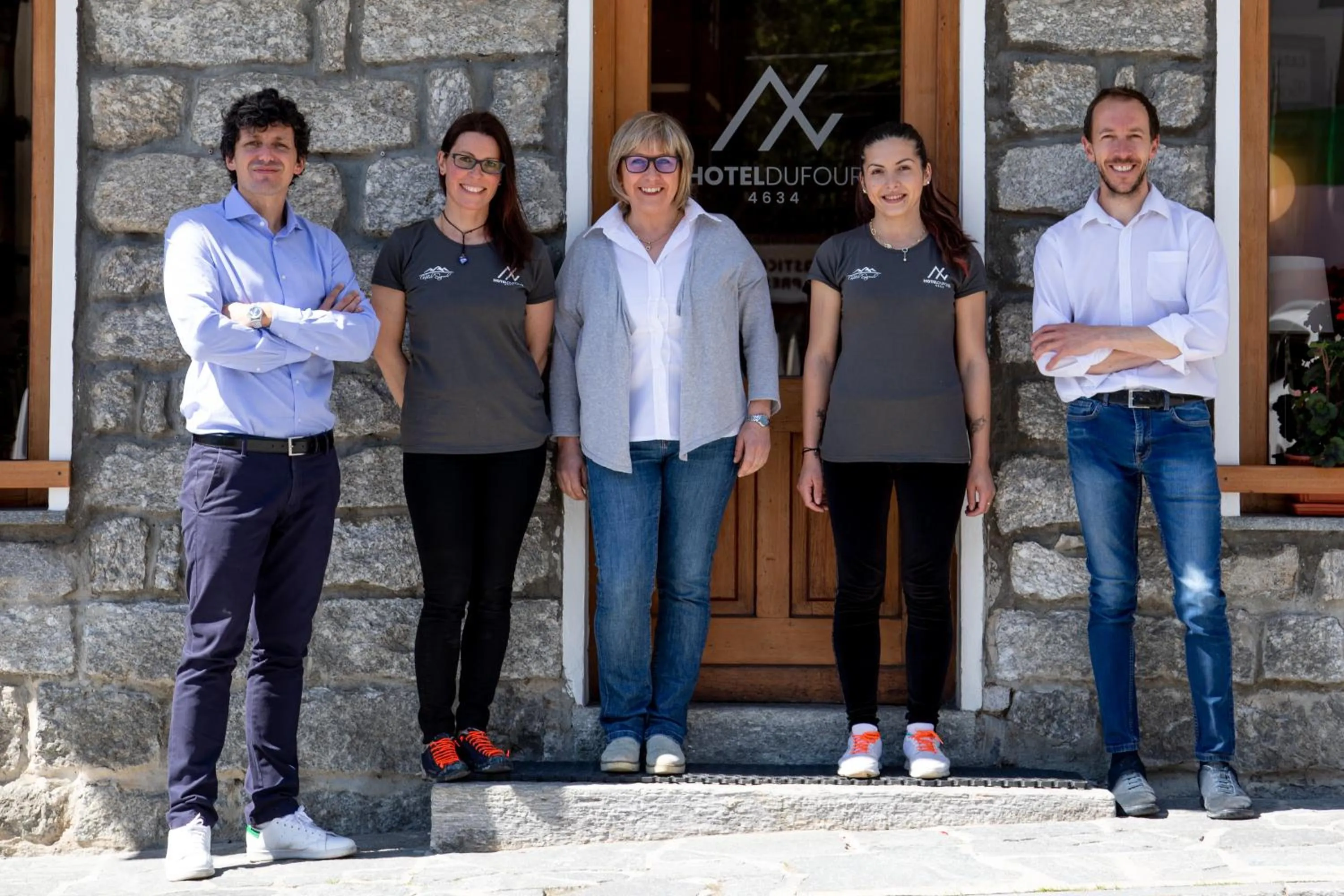 Staff in Hotel Dufour