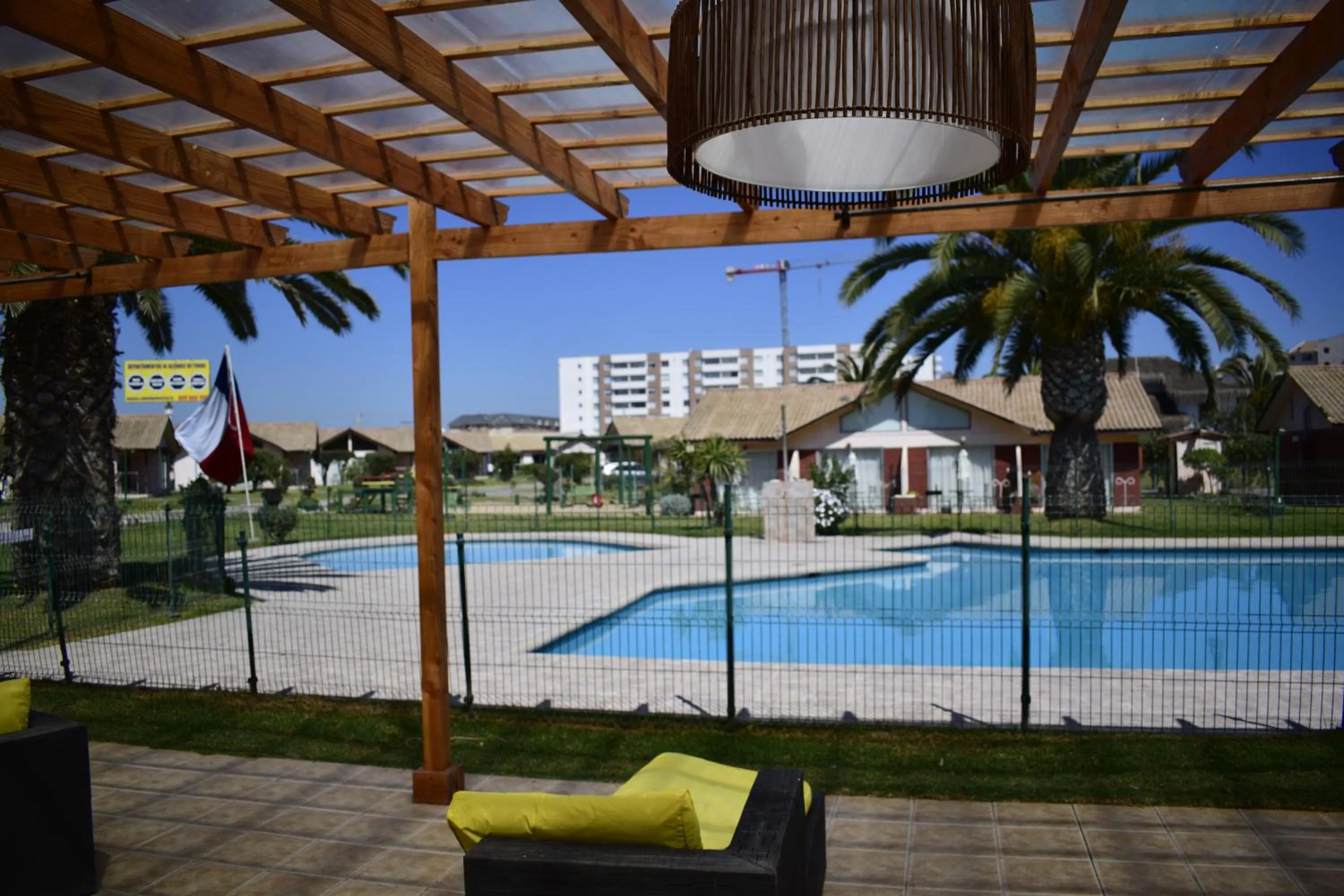Balcony/Terrace in Apart Hotel Y Cabanas Vegasur