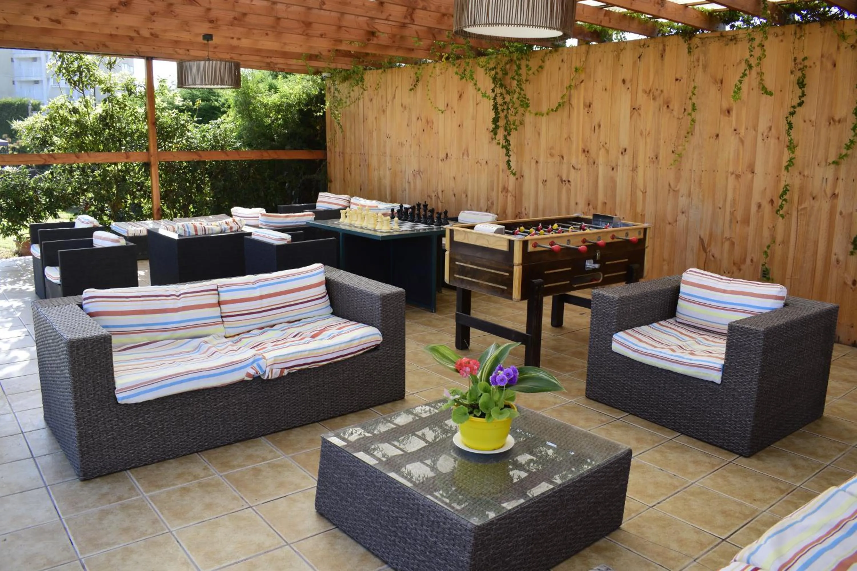 Balcony/Terrace in Apart Hotel Y Cabanas Vegasur