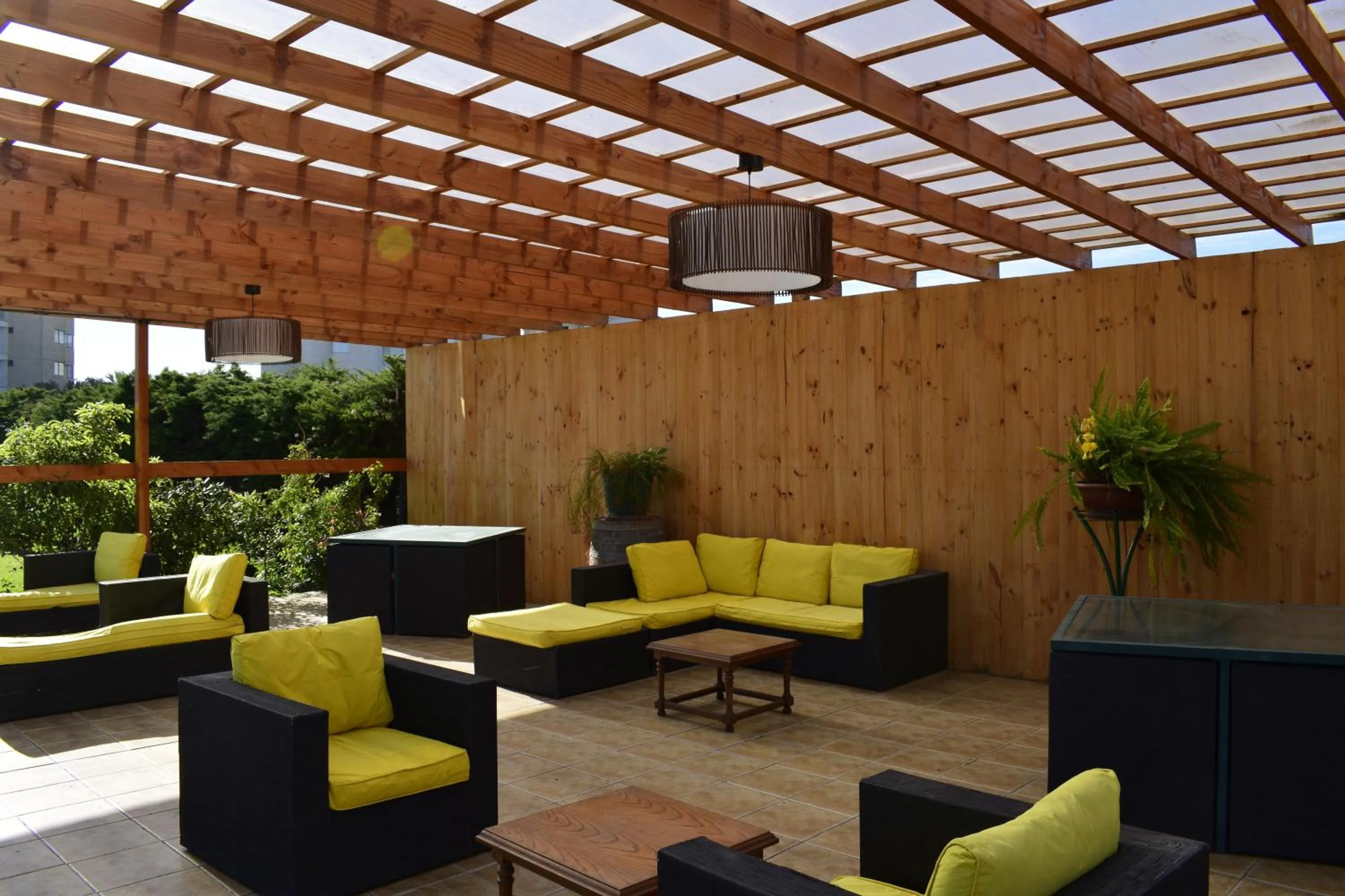 Balcony/Terrace in Apart Hotel Y Cabanas Vegasur