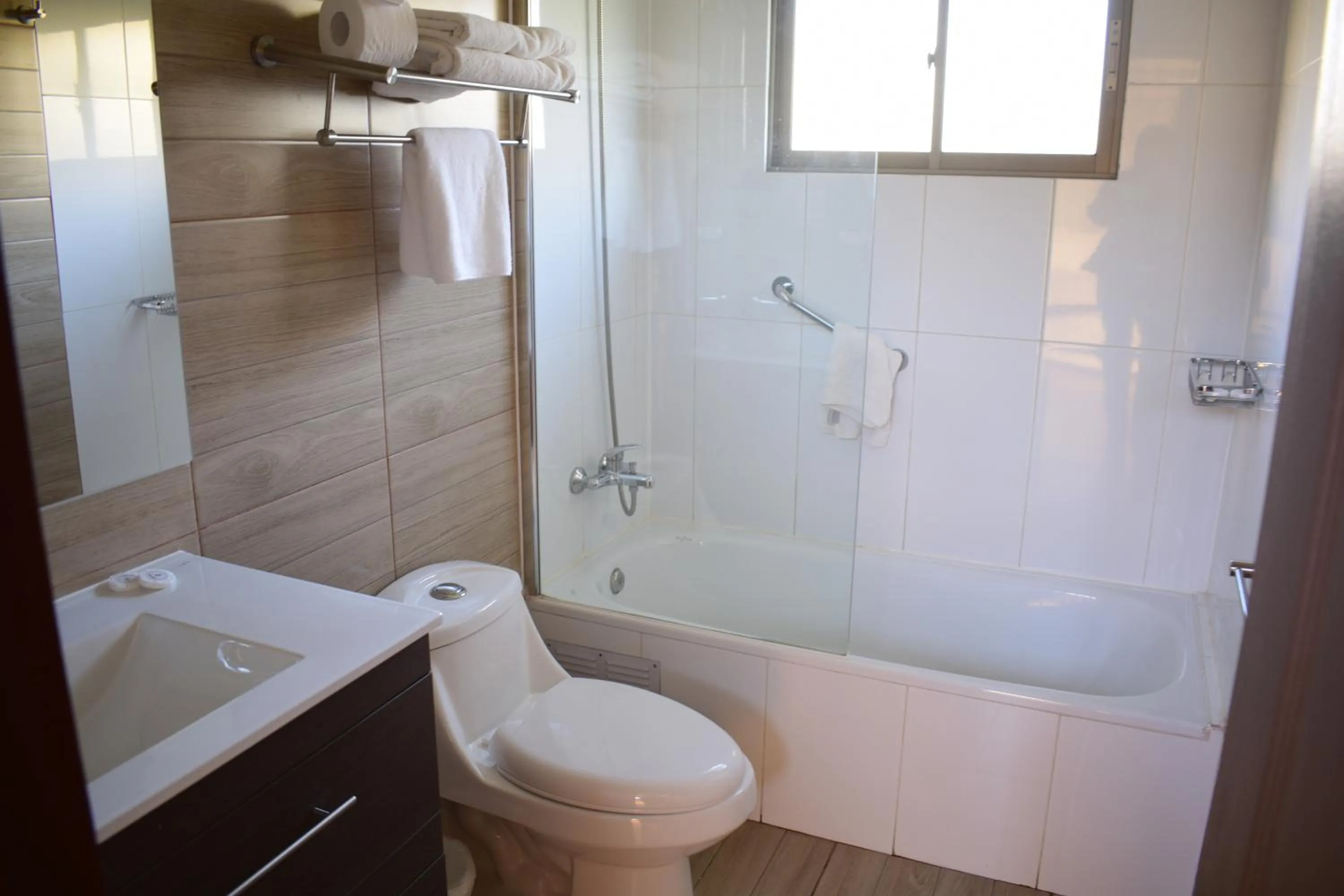 Bathroom in Apart Hotel Y Cabanas Vegasur