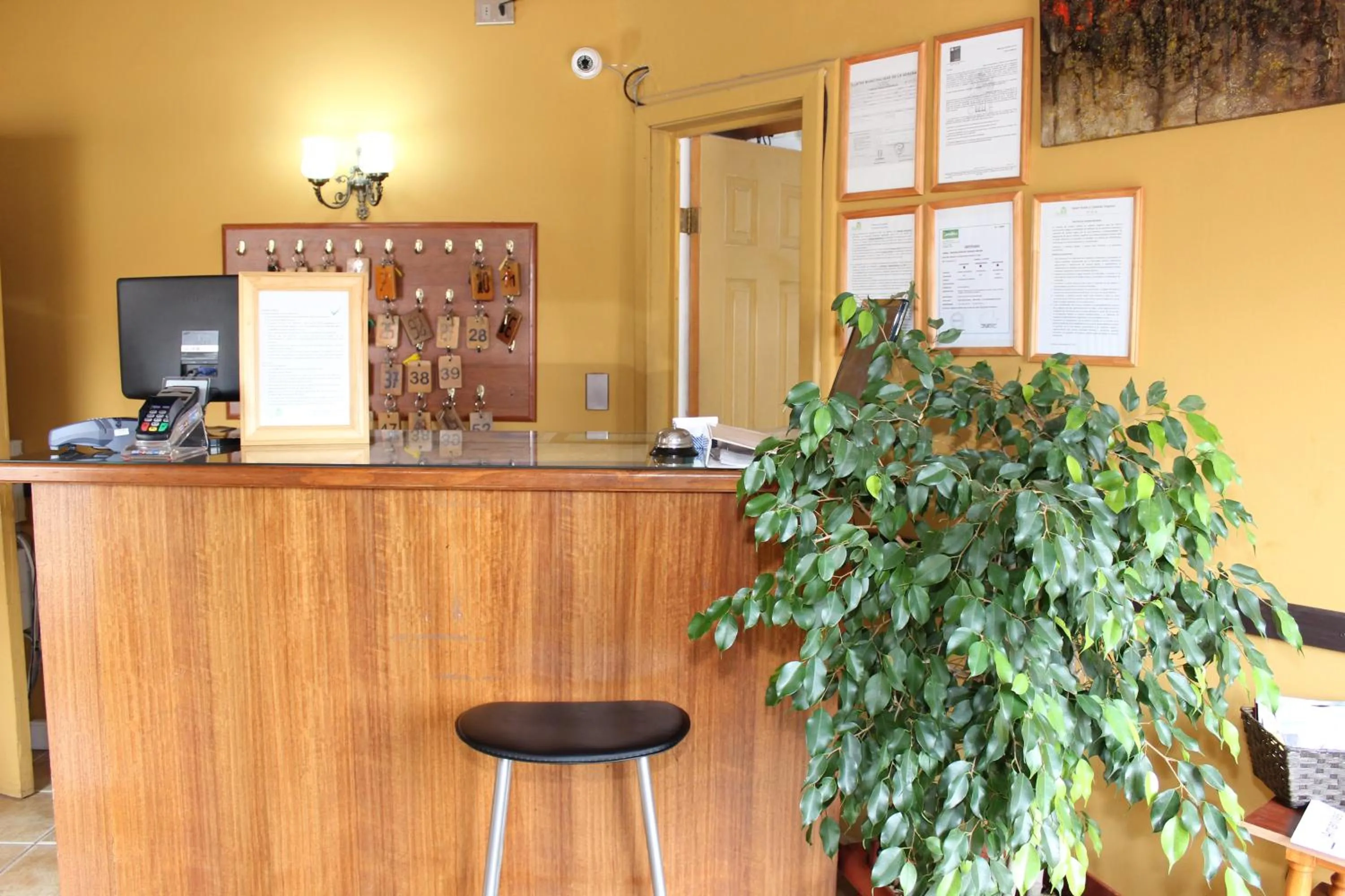 Lobby or reception in Apart Hotel Y Cabanas Vegasur