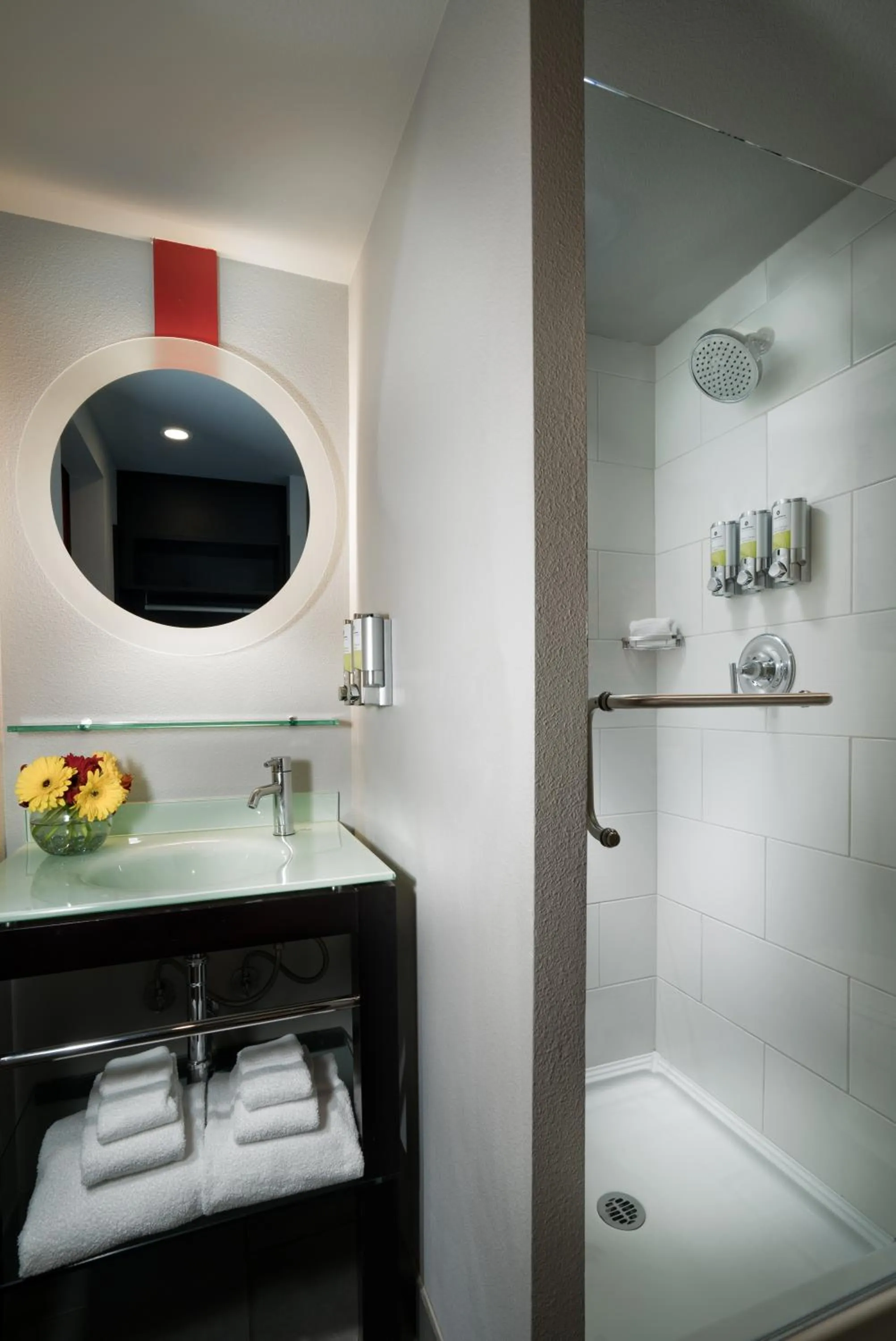 Shower in Staypineapple, Hotel FIVE, Downtown Seattle