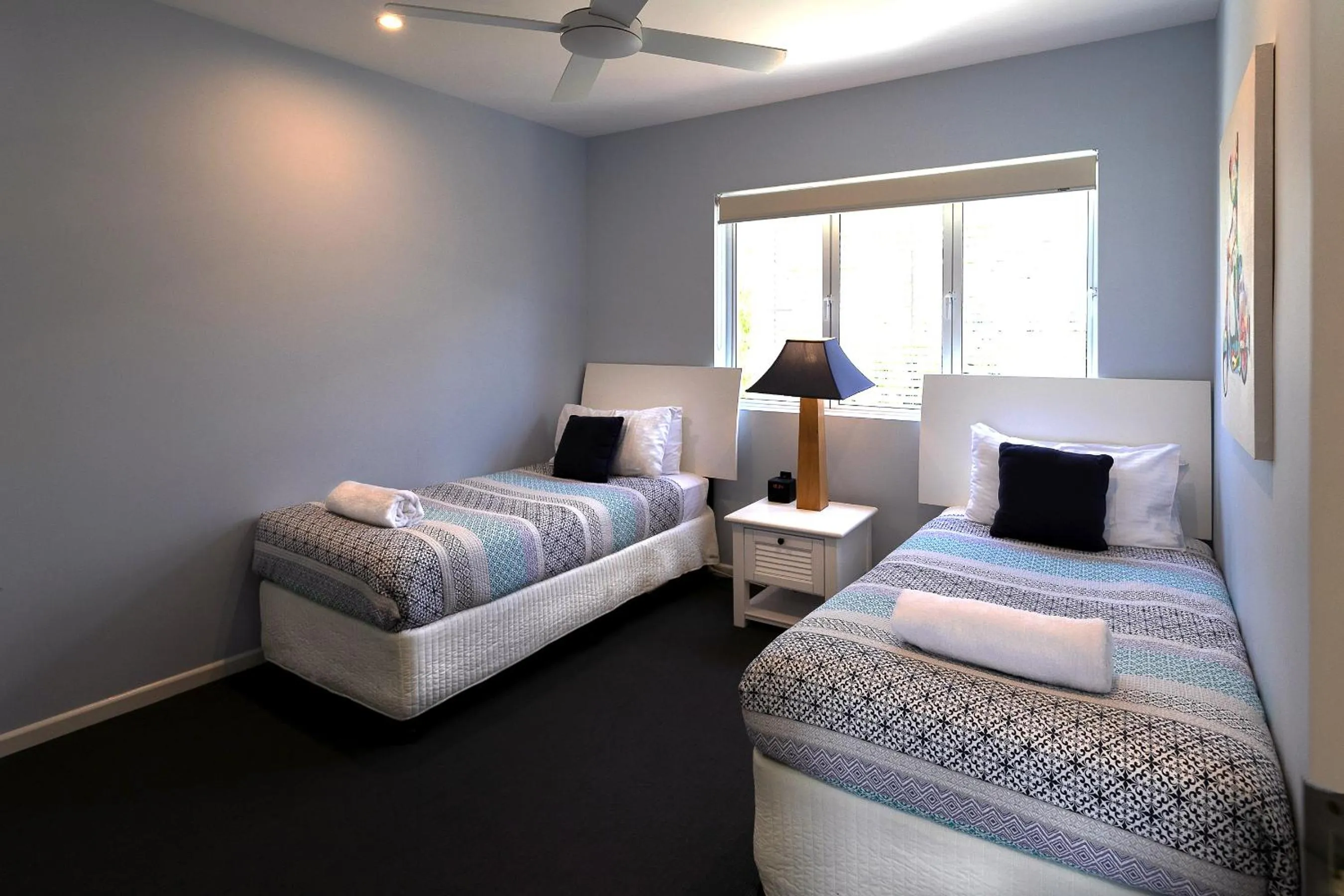 Bedroom, Bed in Aqua Promenade Beachfront Holiday Apartments