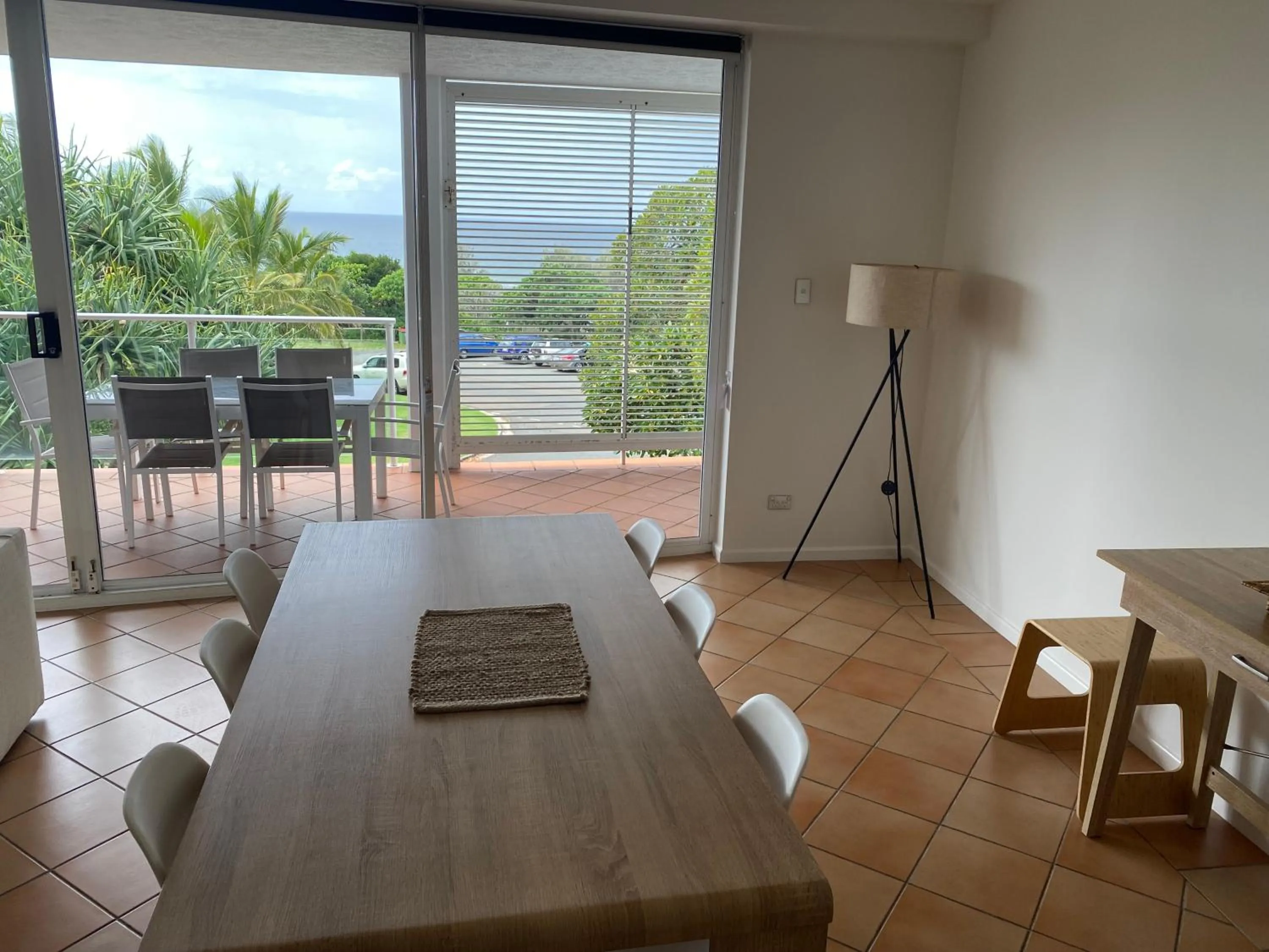 Bed in Aqua Promenade Beachfront Holiday Apartments