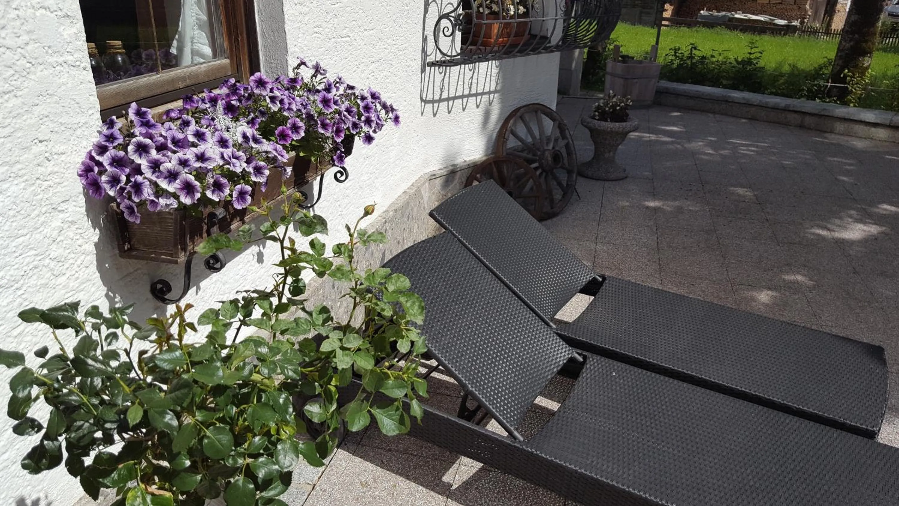 Garden in Hotel Gasthof Gaistal