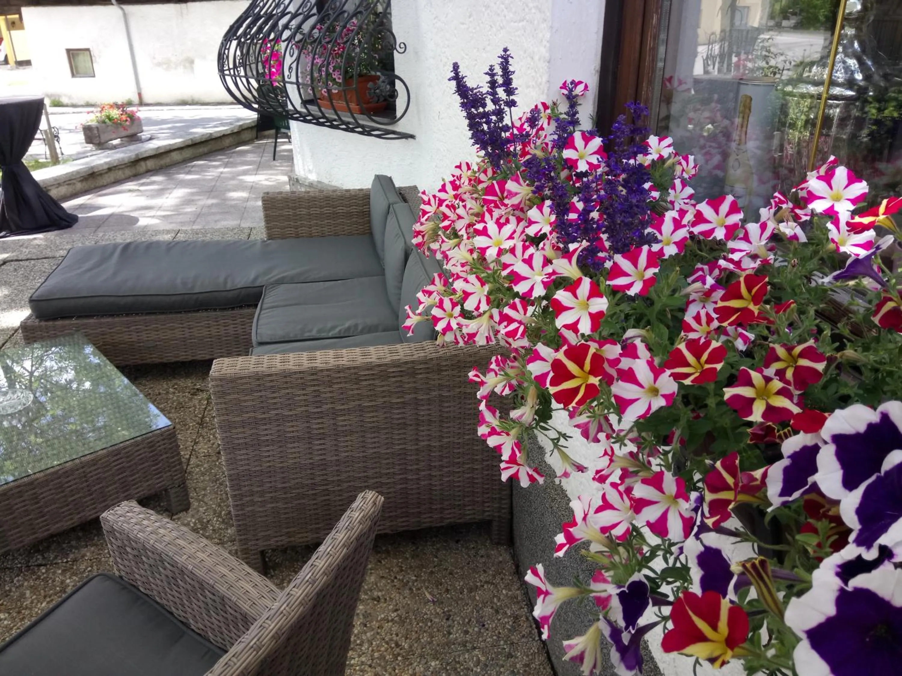 Balcony/Terrace in Hotel Gasthof Gaistal