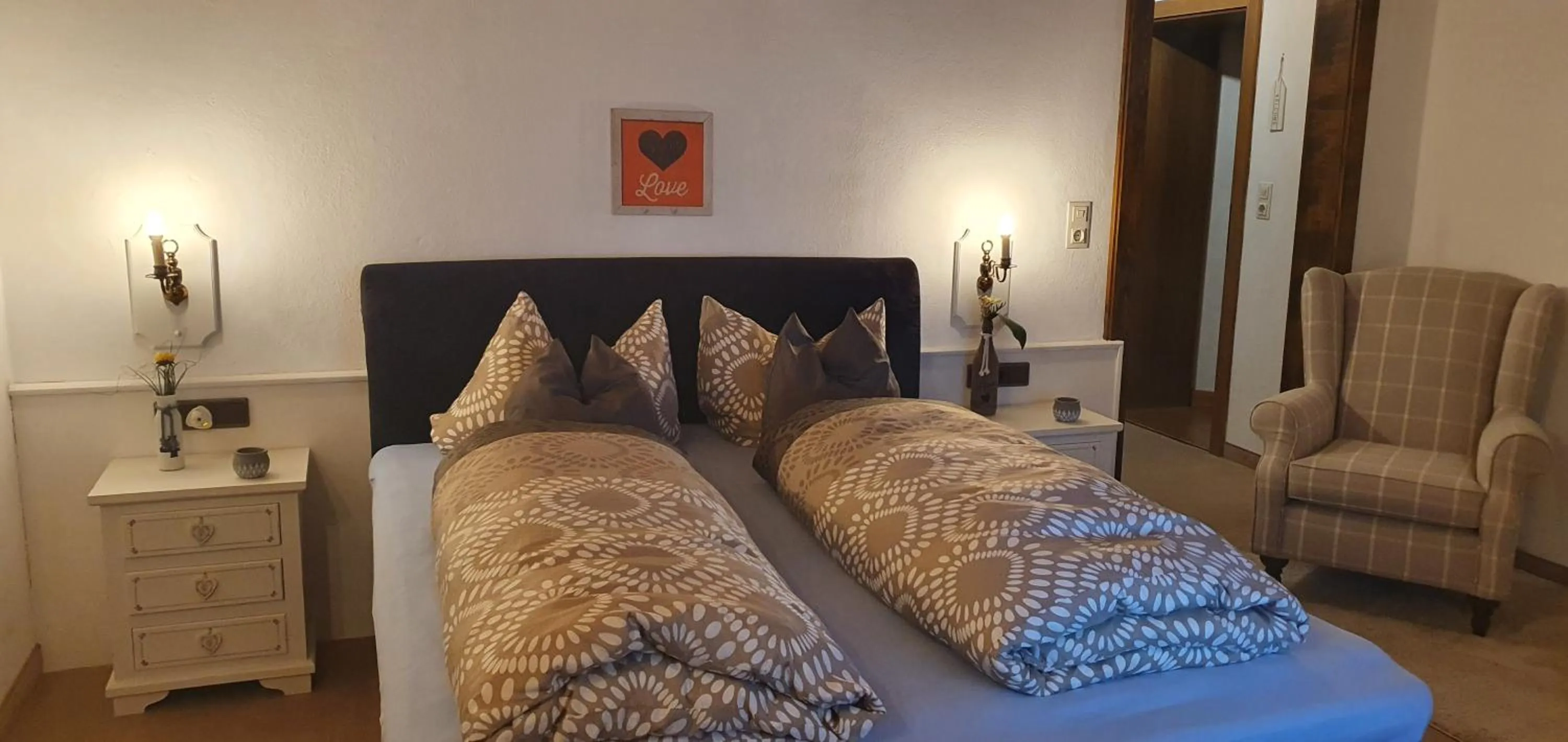 Bed in Hotel Gasthof Gaistal