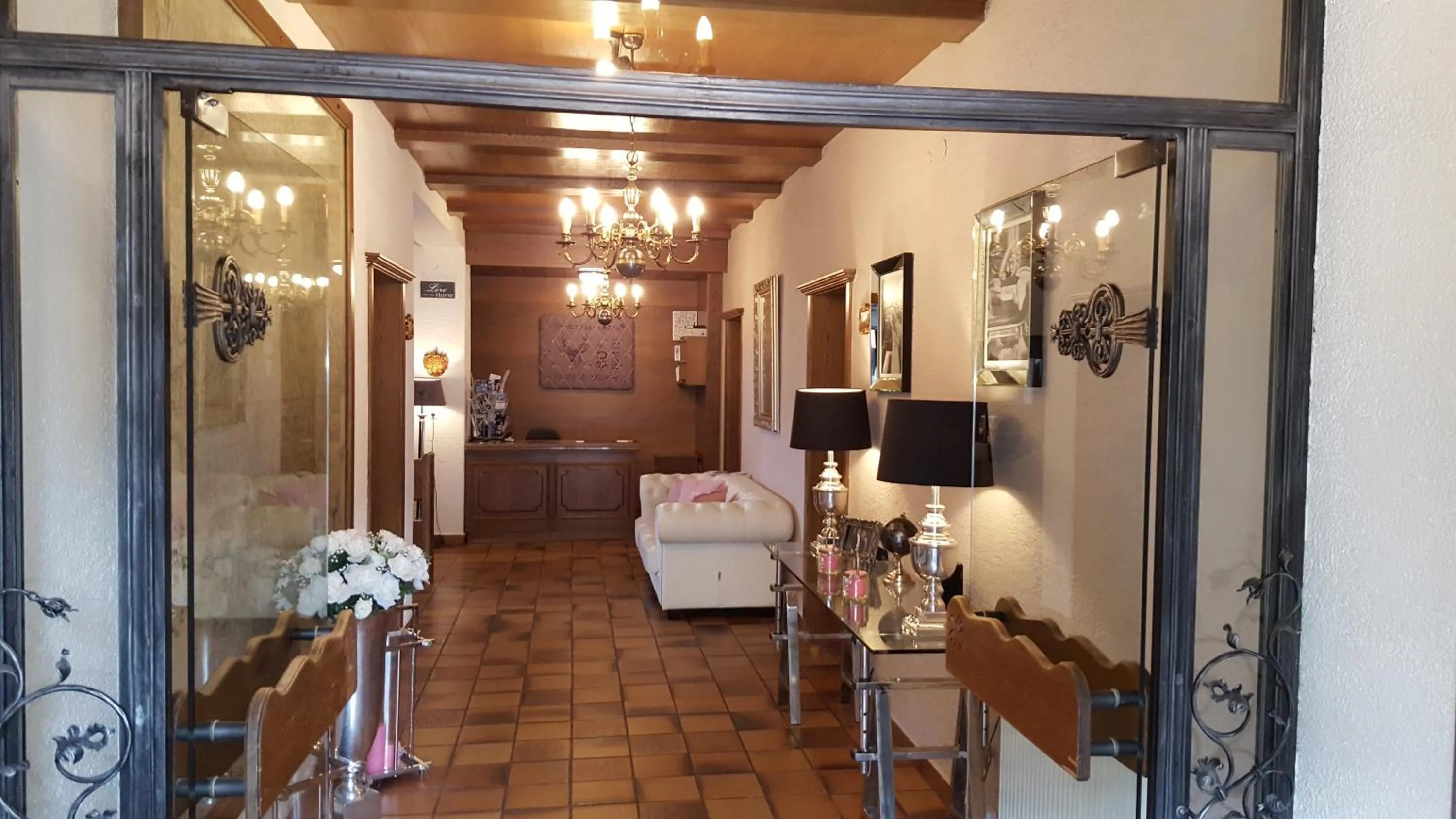 Lobby or reception in Hotel Gasthof Gaistal