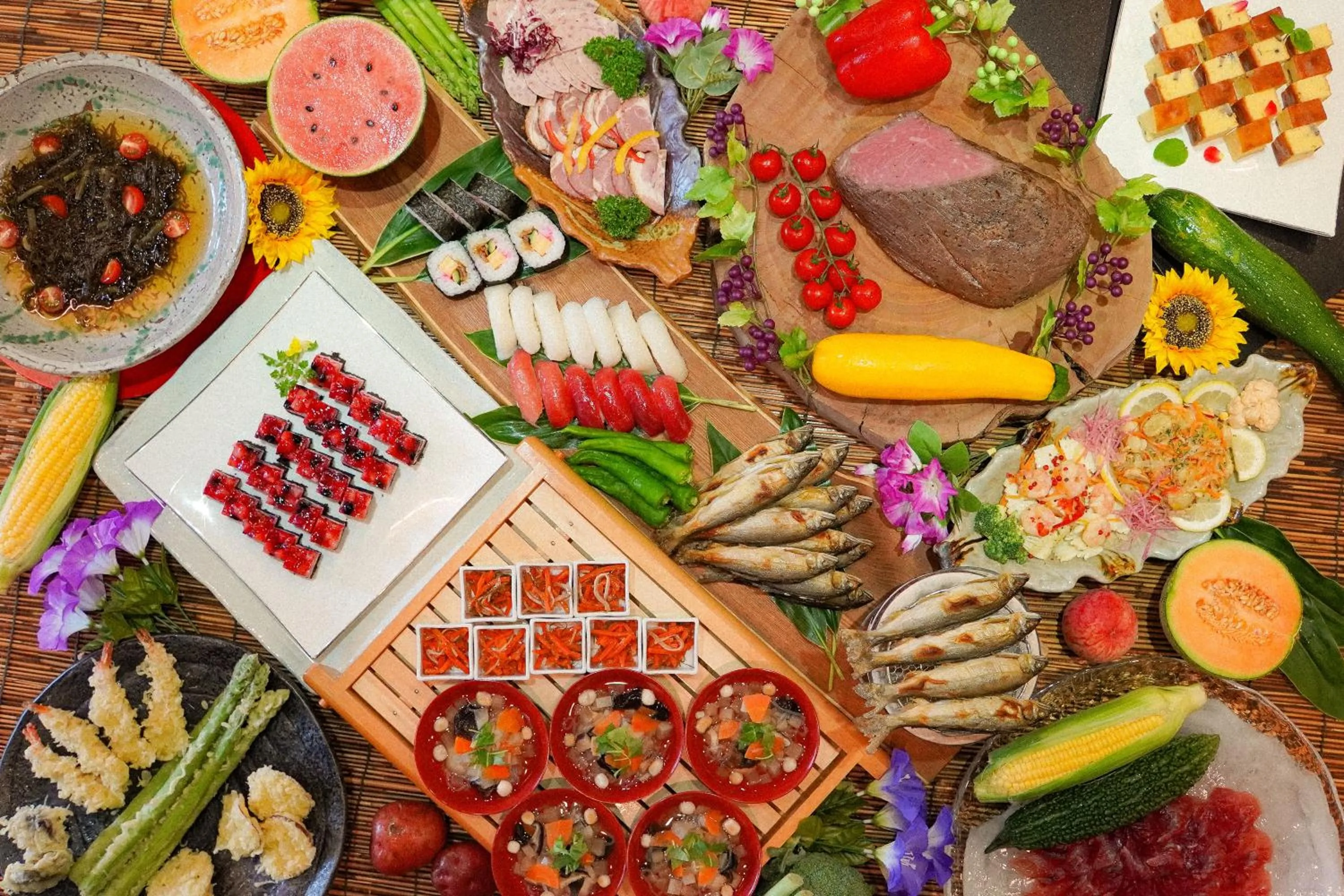 Breakfast in Urabandai Lake Resort Geihinkan Nekoma Rikyu