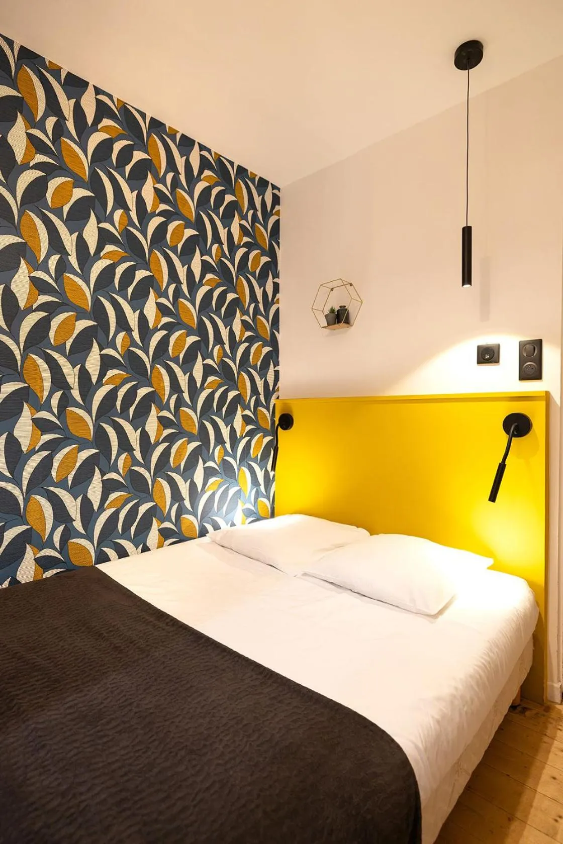 Bed in Hotel de La Paix