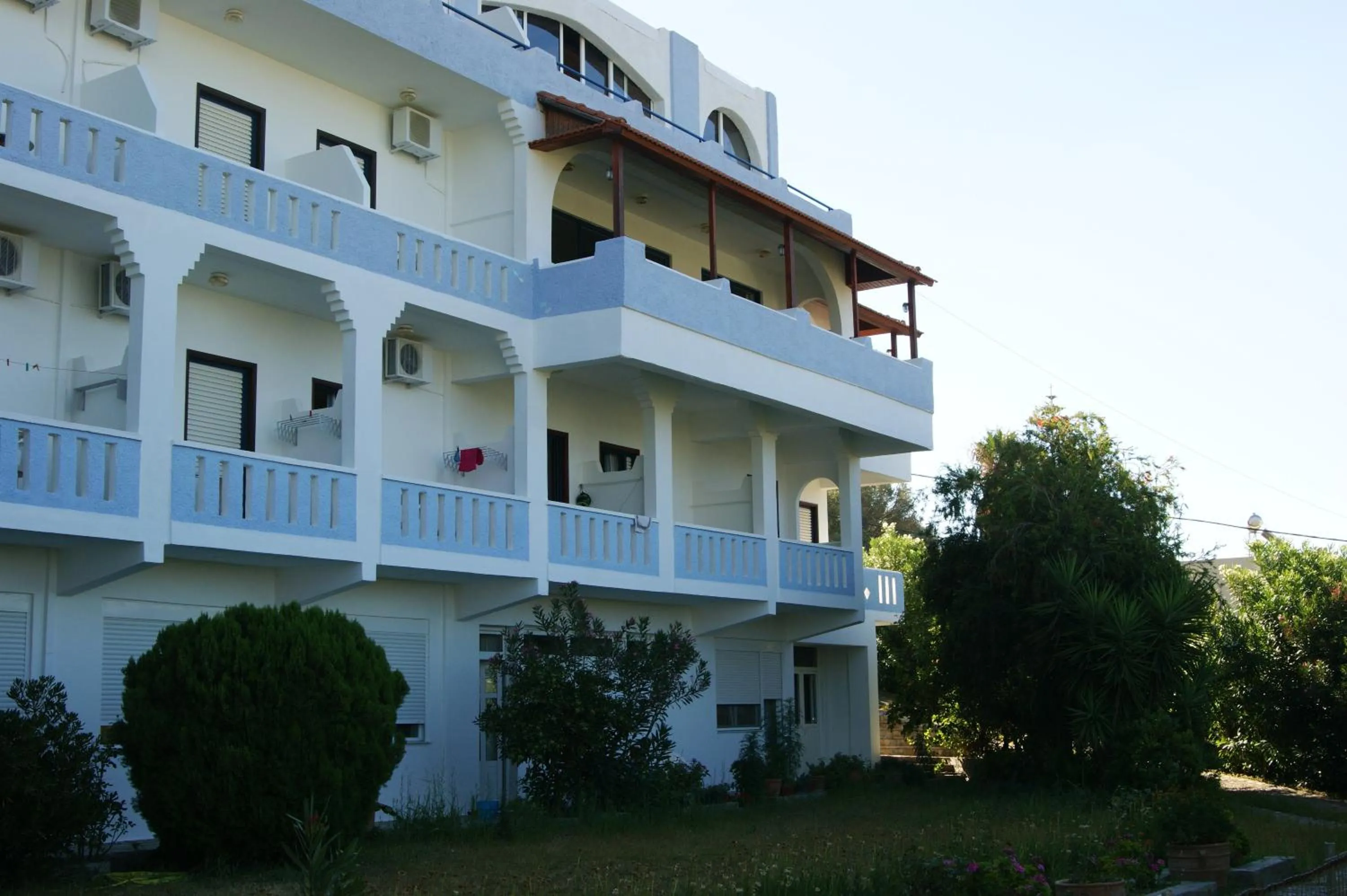 Facade/entrance in Lofos Hotel